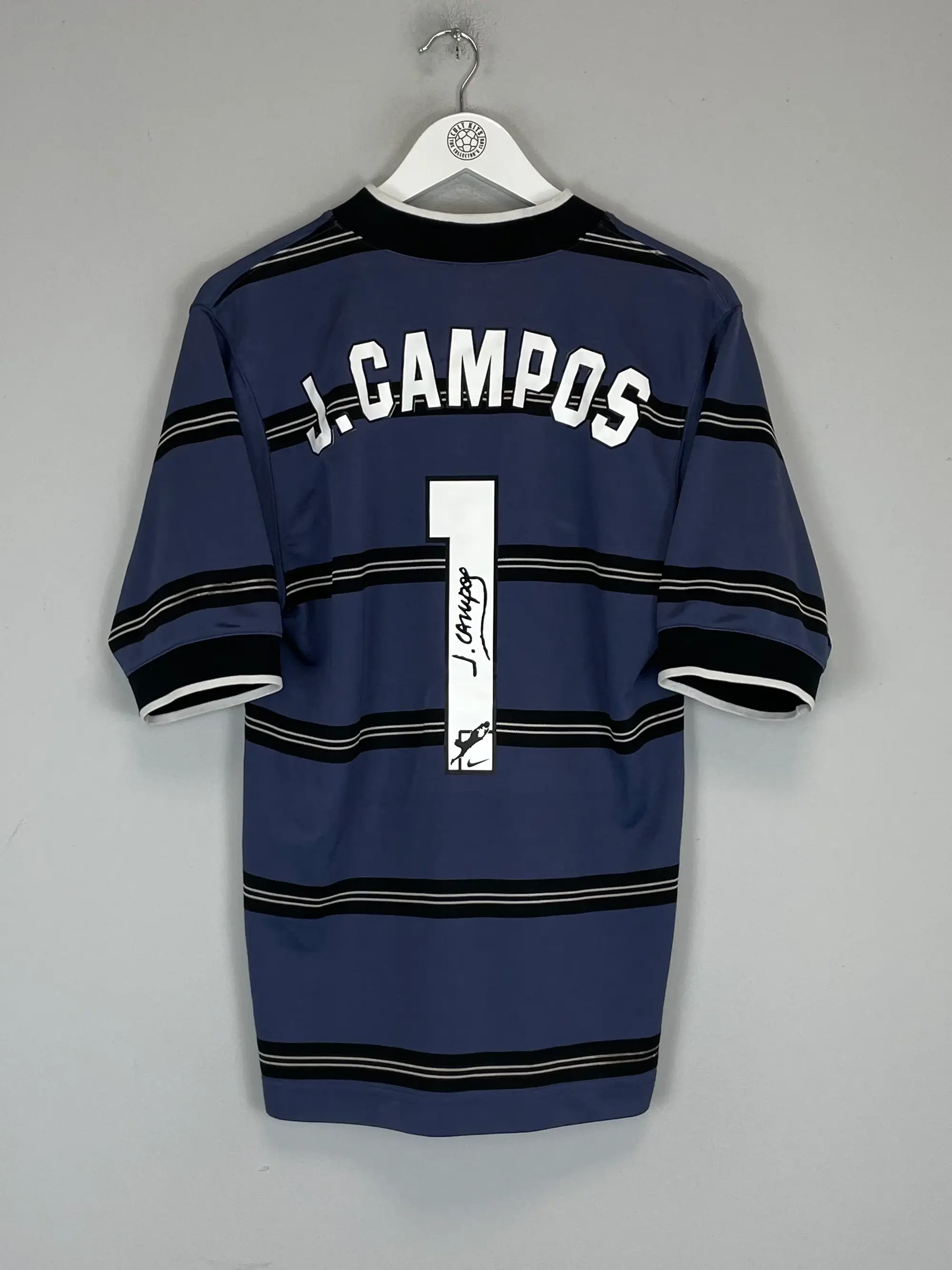 CULT KITS - 1997/98 UNAM PUMAS J.CAMPOS #1 *SIGNED* GK SHIRT (S) NIKE
