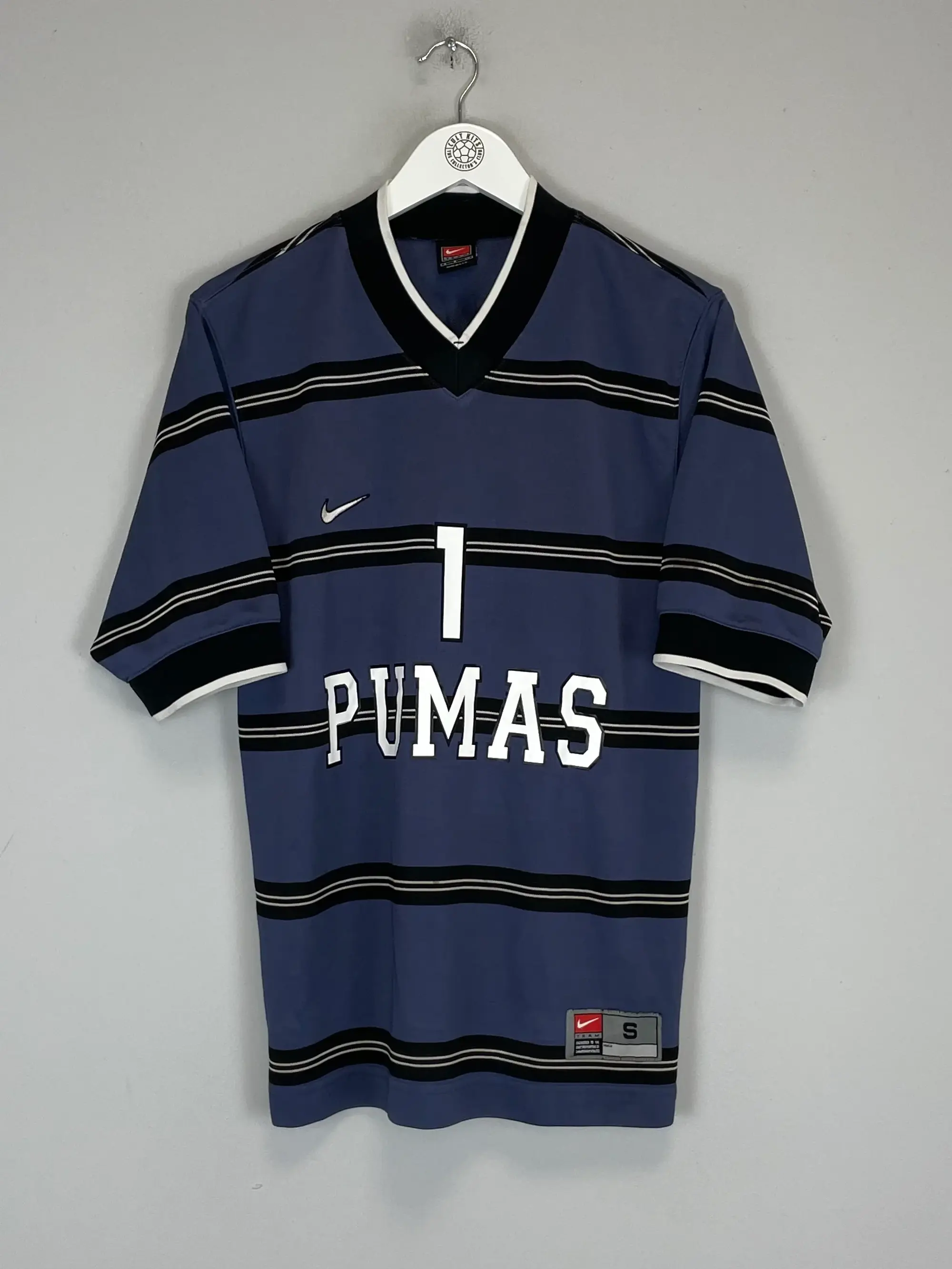 CULT KITS - 1997/98 UNAM PUMAS J.CAMPOS #1 *SIGNED* GK SHIRT (S) NIKE