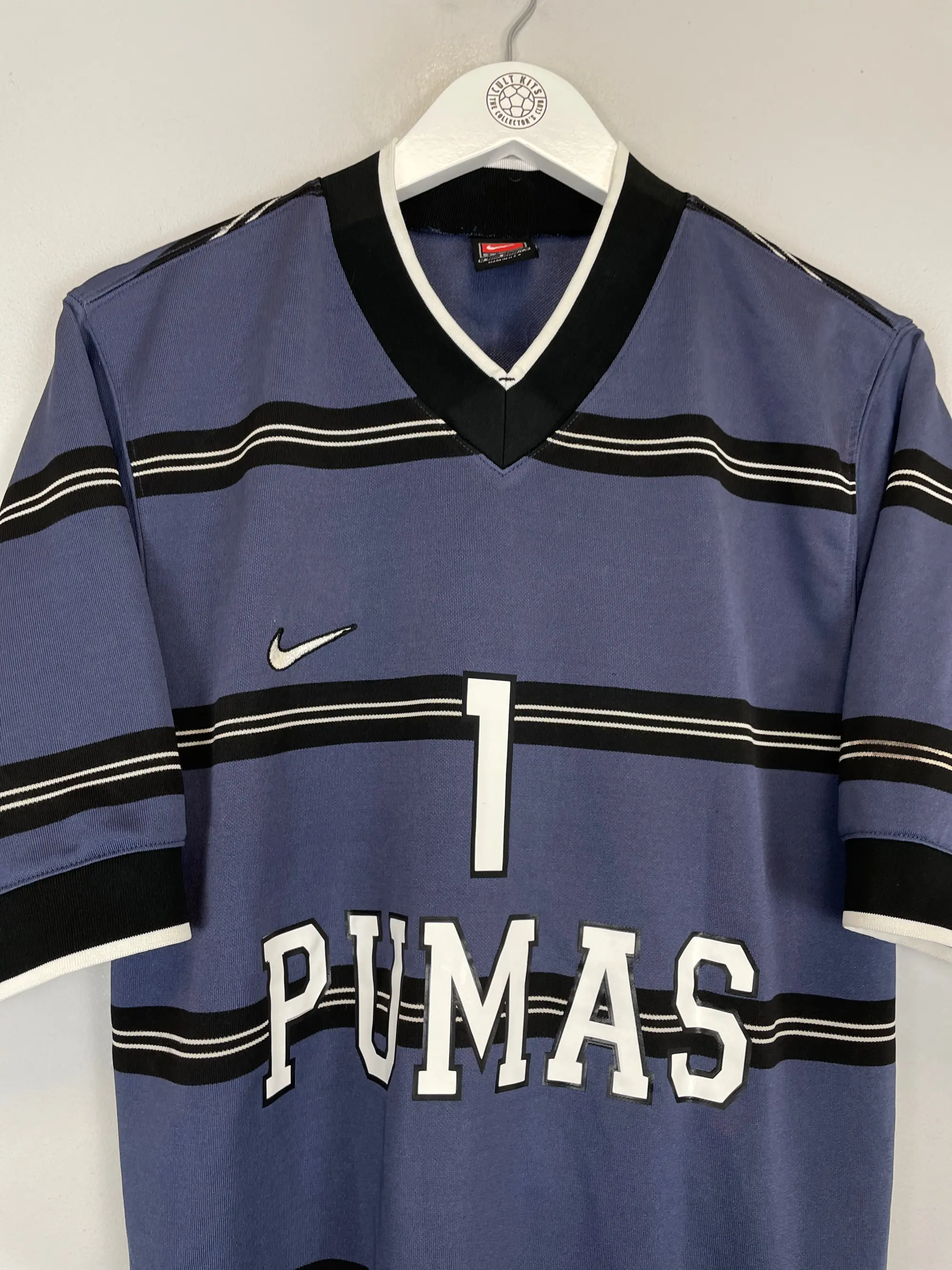 CULT KITS - 1997/98 UNAM PUMAS J.CAMPOS #1 *SIGNED* GK SHIRT (S) NIKE