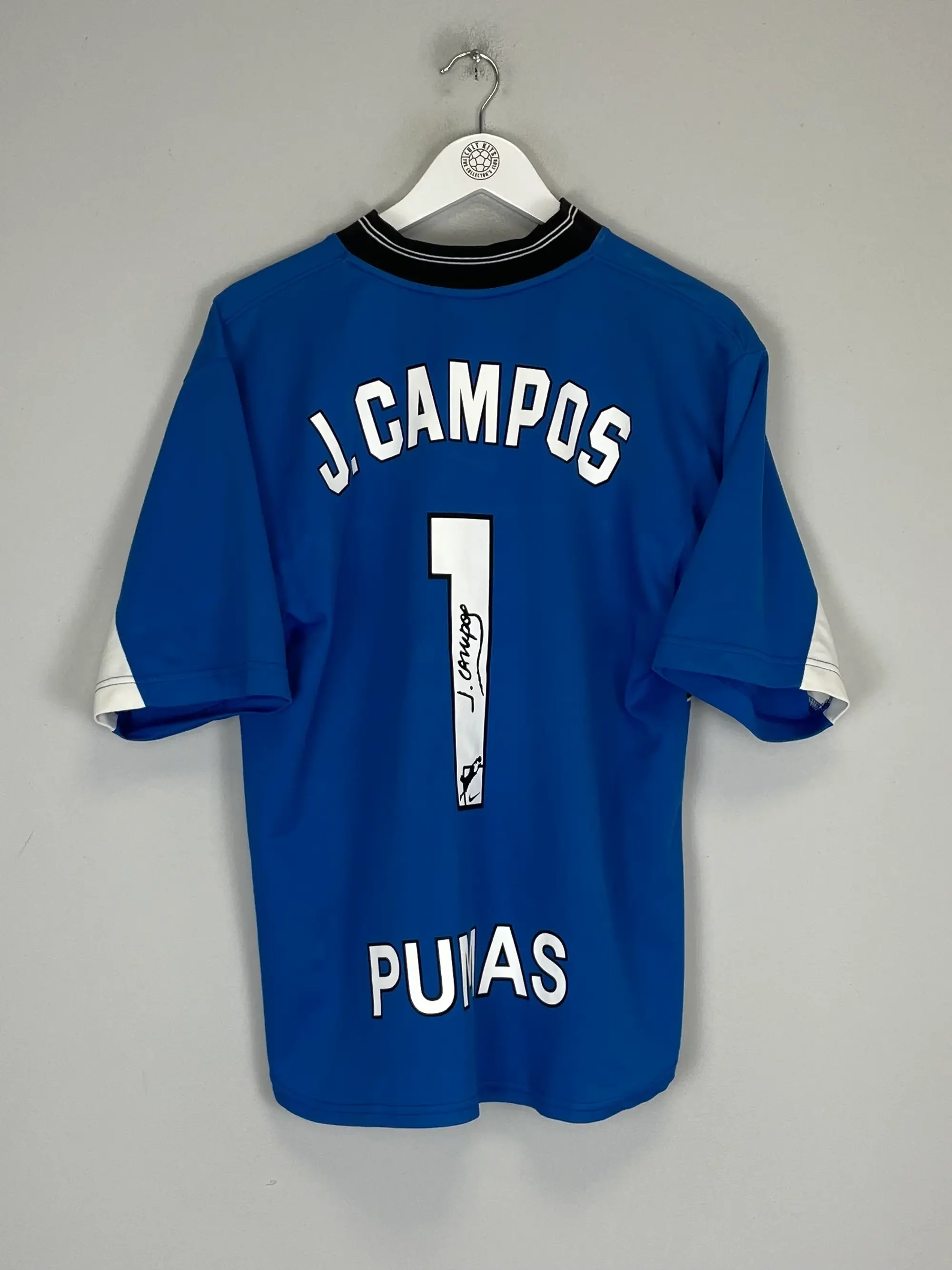 CULT KITS - 1997/98 UNAM PUMAS CAMPOS #1 *SIGNED* GK SHIRT (M) NIKE