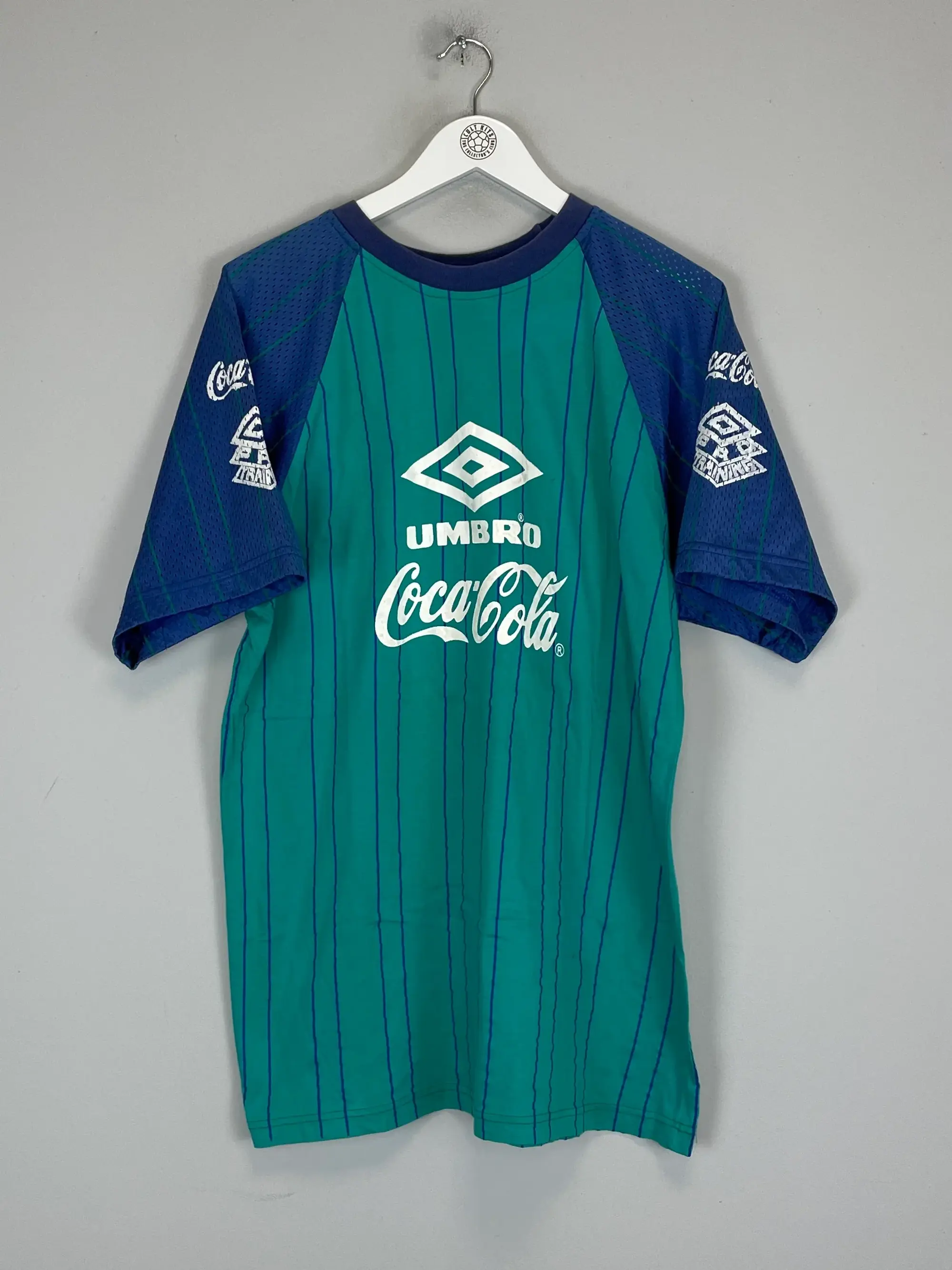 CULT KITS - 1991 UMBRO BRAZIL TRAINING SHIRT (L)