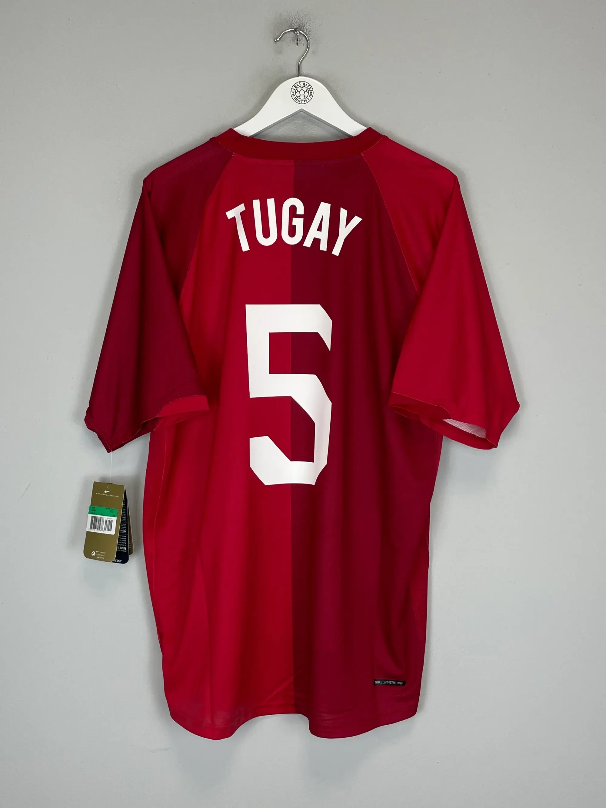 2006/07 TURKEY TUGAY #5 *BNWT* HOME SHIRT (XL) NIKE | Cult Kits