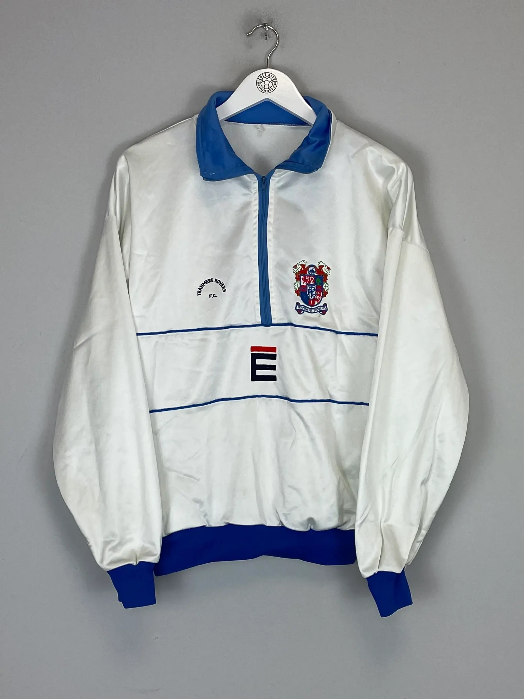 Cult Kits - 1991/93 TRANMERE ROVERS 1/2 ZIP TRACK JACKET (M) EN-S