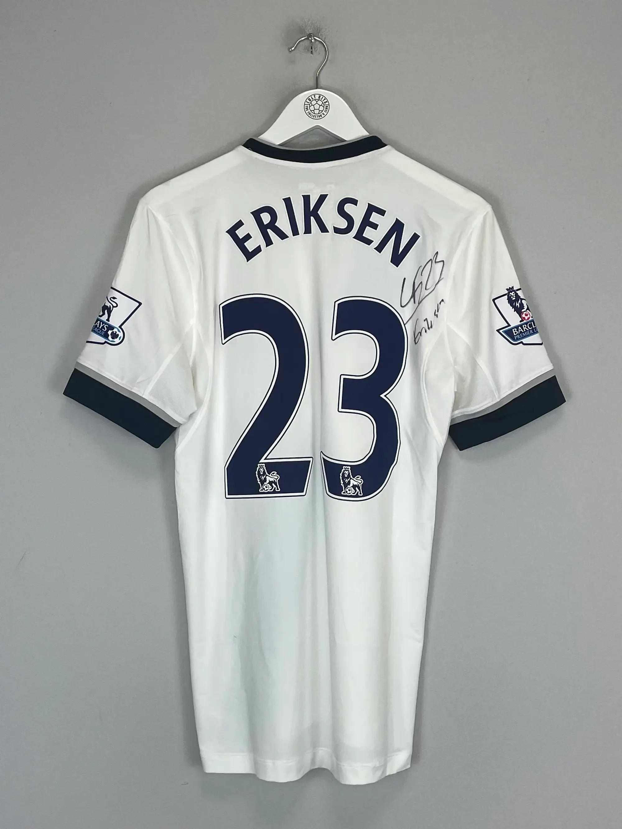 CULT KITS | 2015/16 TOTTENHAM ERIKSEN #23 *MATCH ISSUE + SIGNED* SHIRT