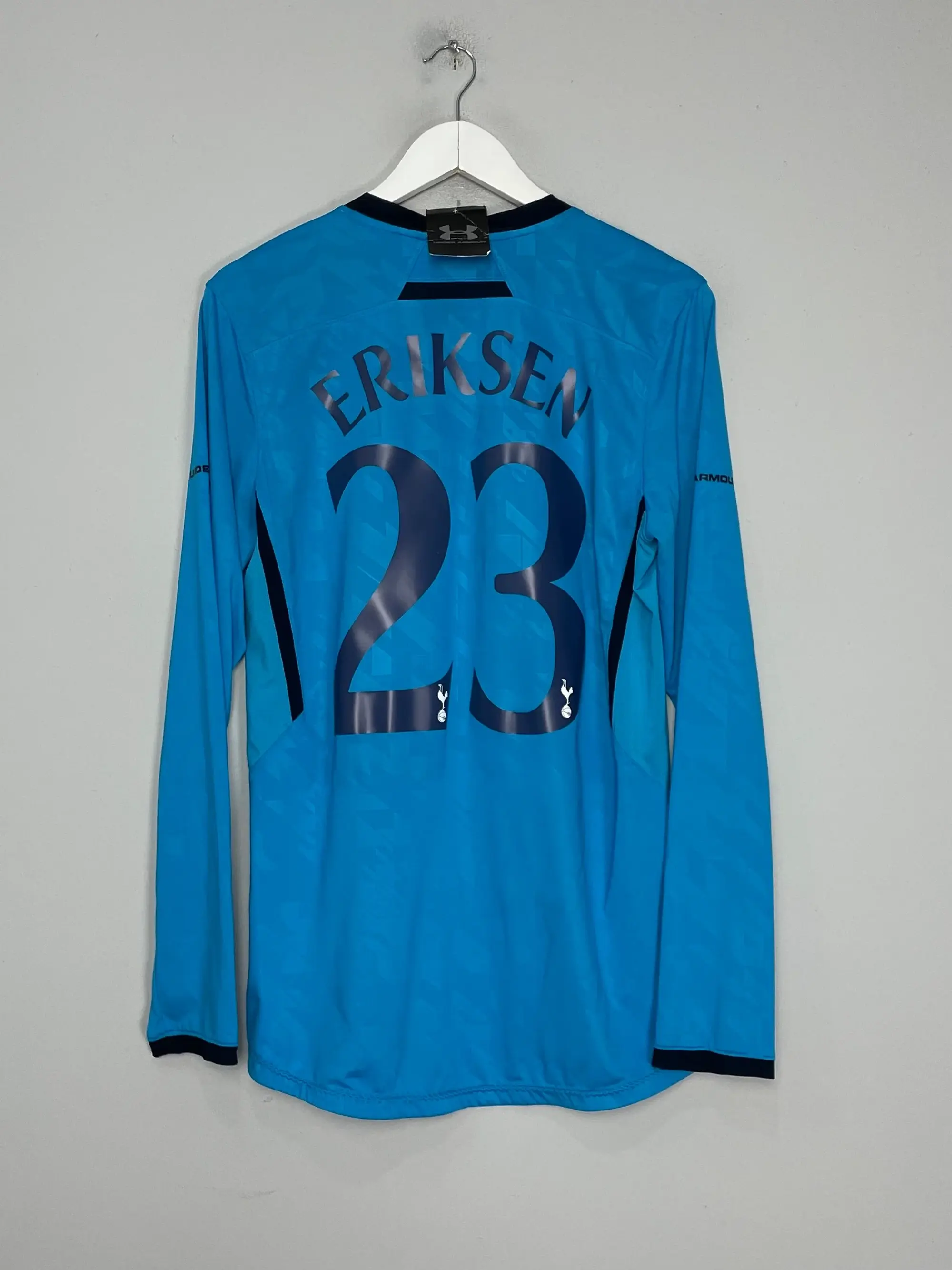 CULT KITS - 2013/14 TOTTENHAM ERIKSEN #23 *BNWT* L/S AWAY SHIRT (L) UNDER ARMOUR