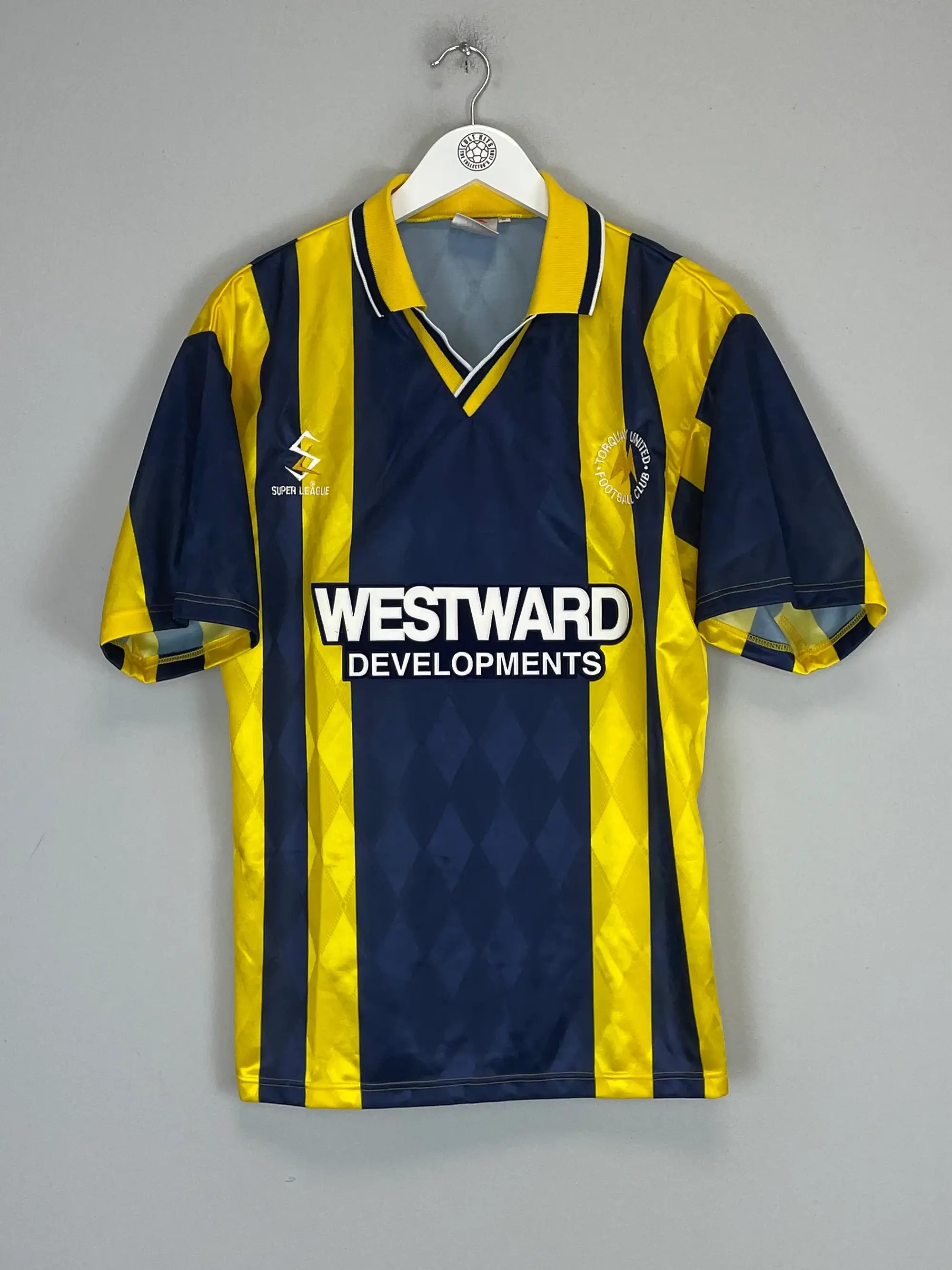CULT KITS - 1997/99 TORQUAY *MINT* HOME SHIRT (M) SUPER LEAGUE