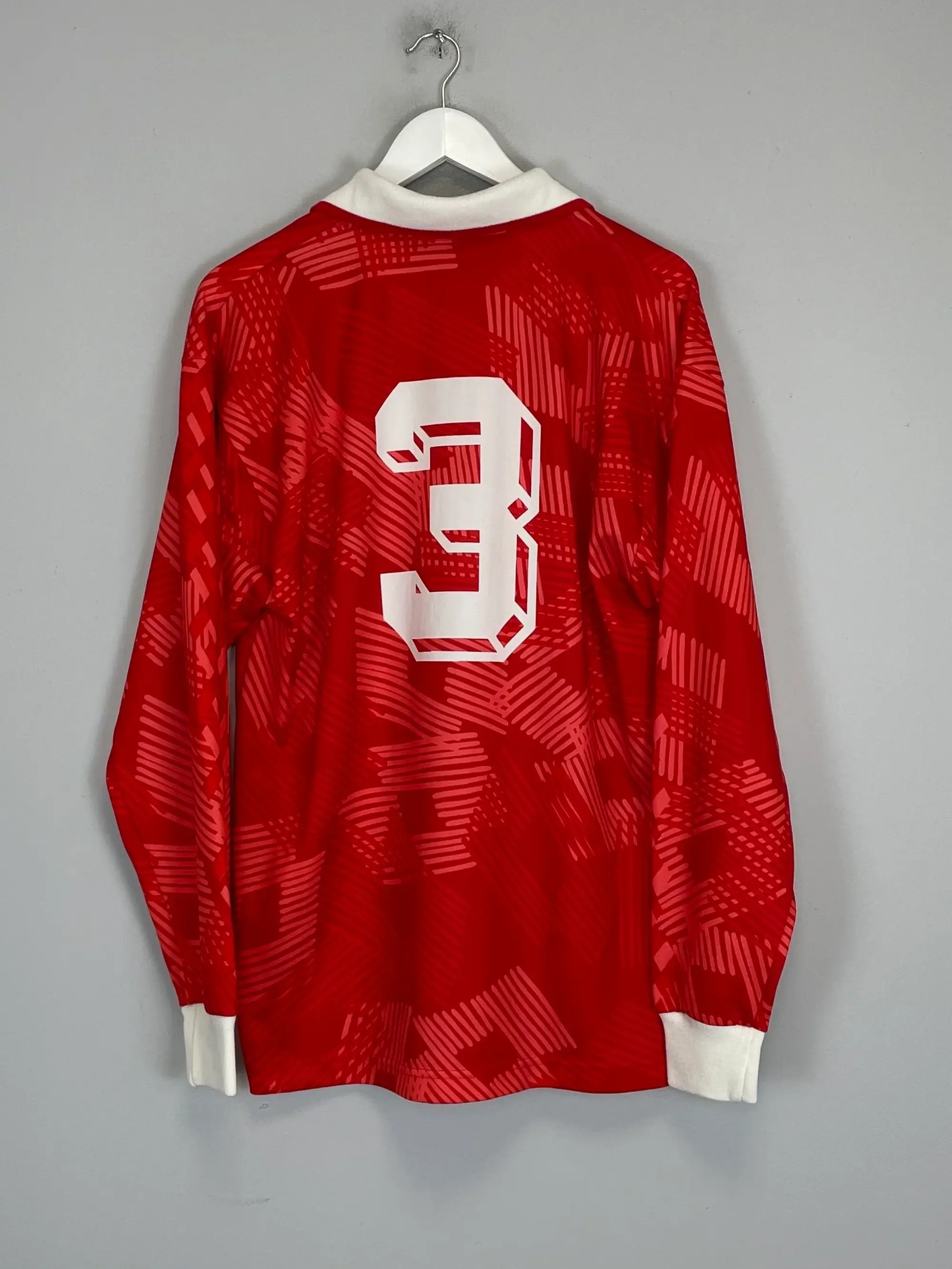 CULT KITS - 1993/94 SWITZERLAND #3 L/S *PLAYER ISSUE* HOME SHIRT (XL) LOTTO