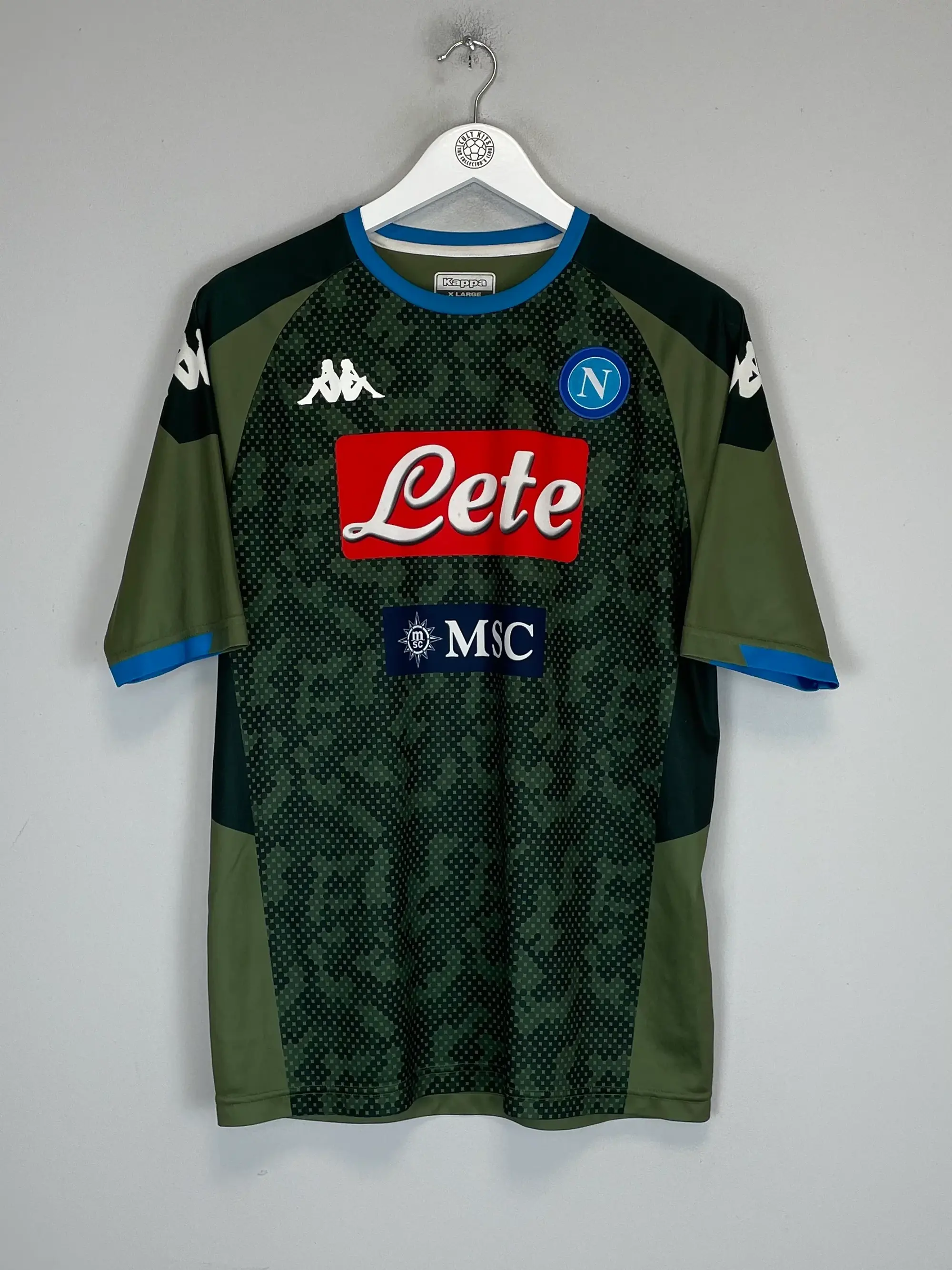 2019/20 NAPOLI AWAY SHIRT (XL) KAPPA | Cult Kits