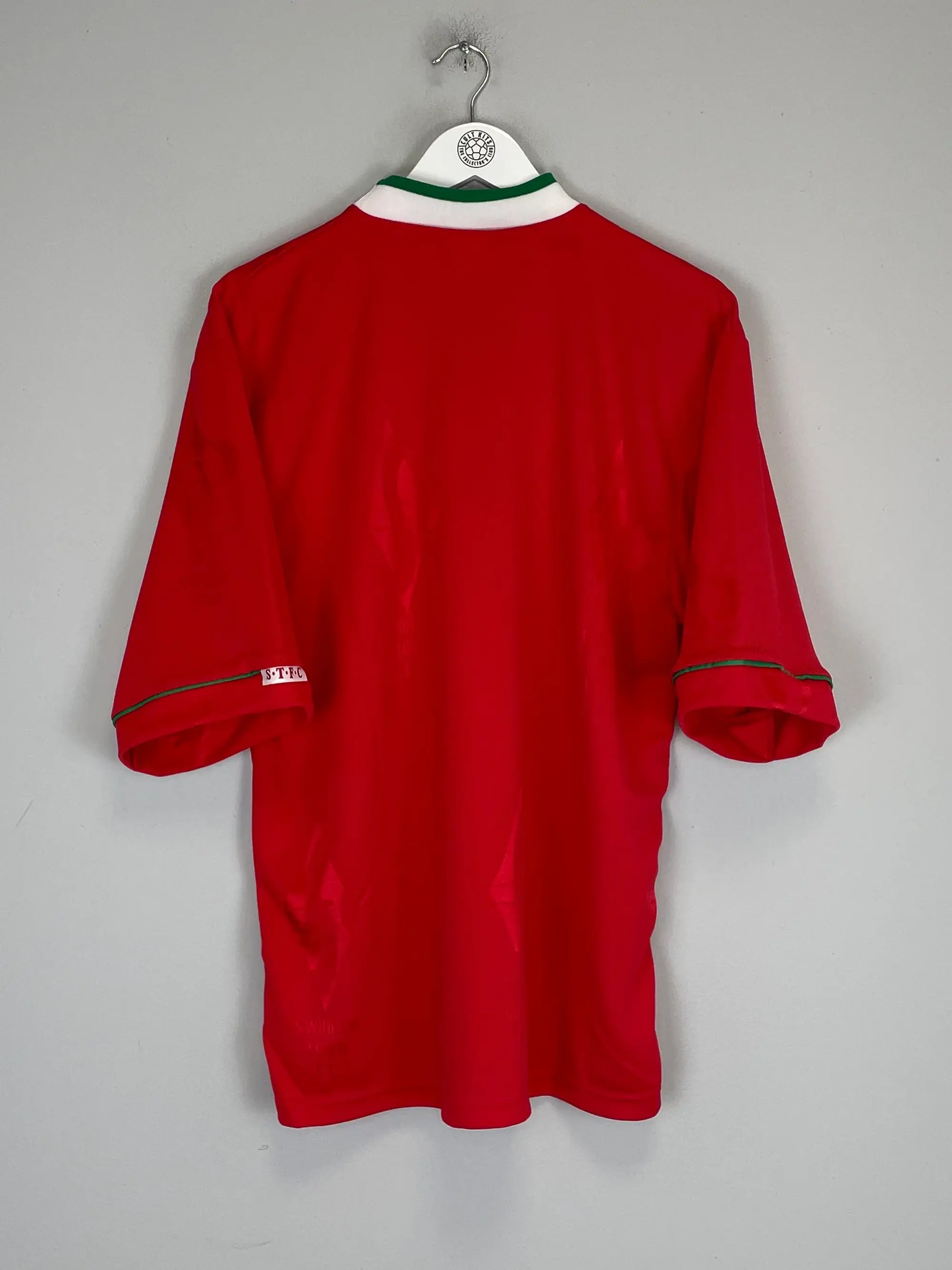 CULT KITS - 1995/97 SWINDON TOWN *MINT* HOME SHIRT (L) MIZUNO