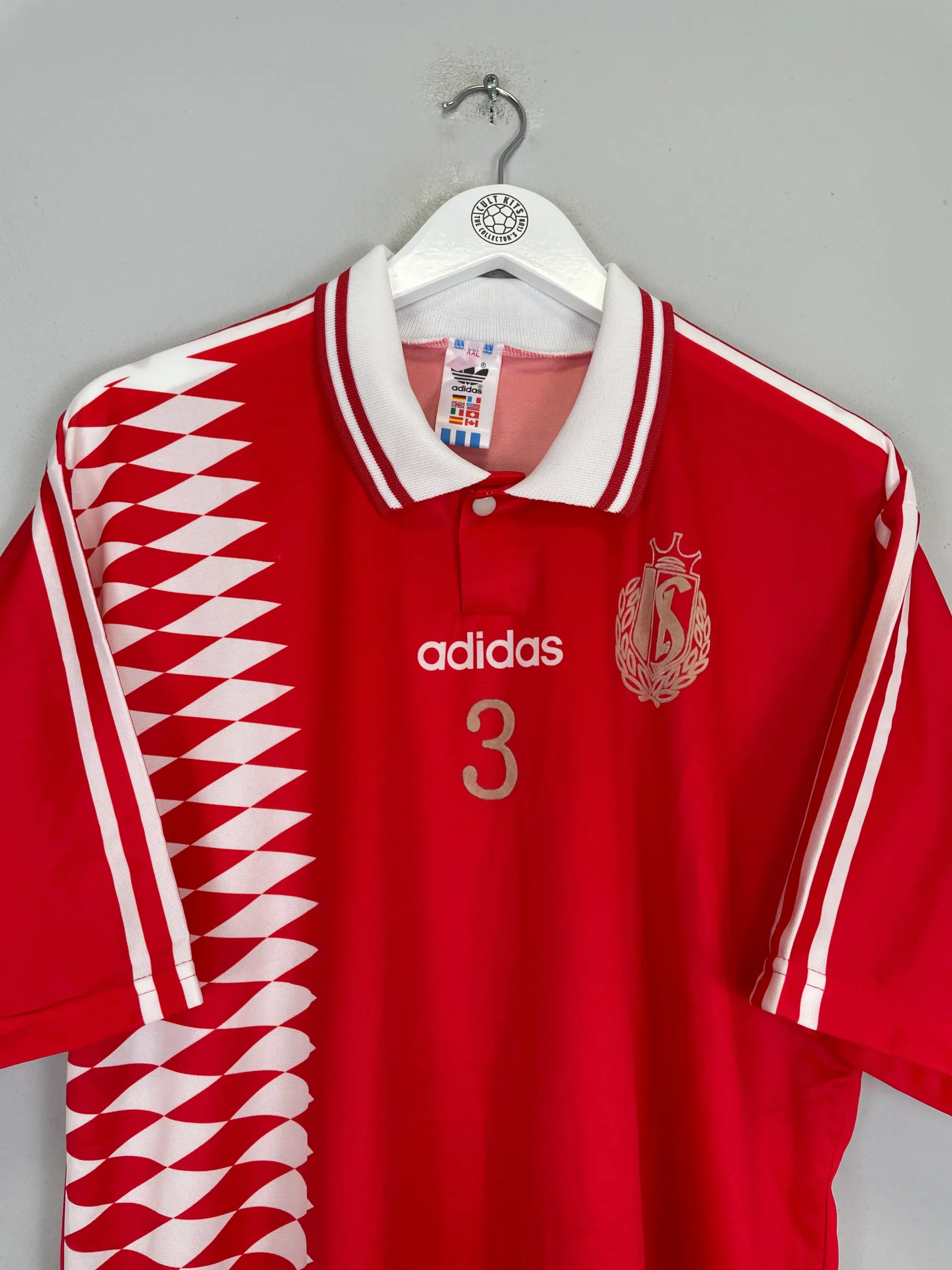 CULT KITS - 1998/99 SWEDEN #10 HOME SHIRT (L) ADIDAS
