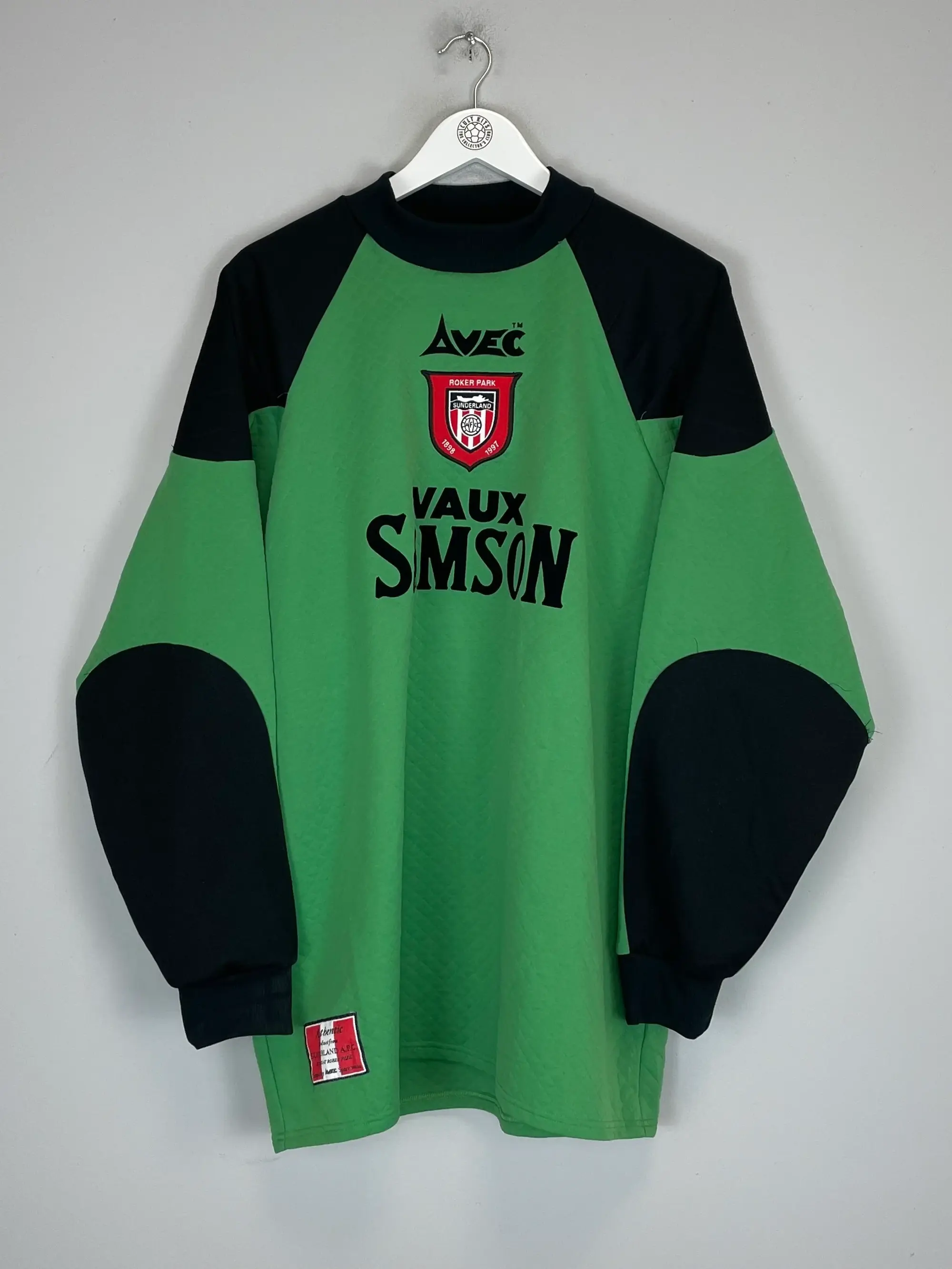 CULT KITS - 1996/97 SUNDERLAND GK SHIRT (XL) AVEC