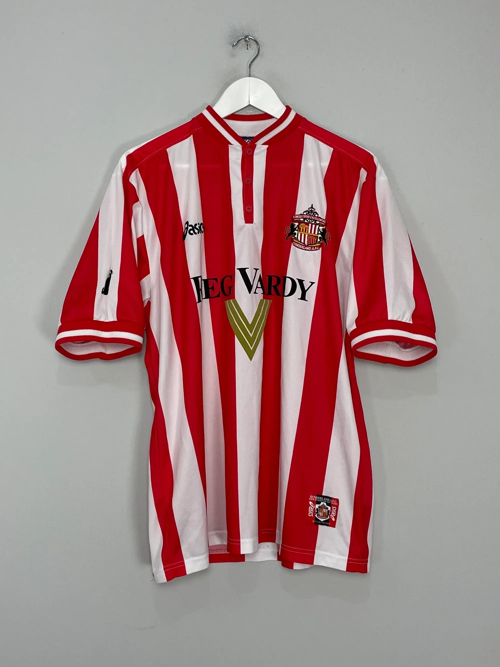 CULT KITS - 1999/00 SUNDERLAND HOME SHIRT (L) ASICS