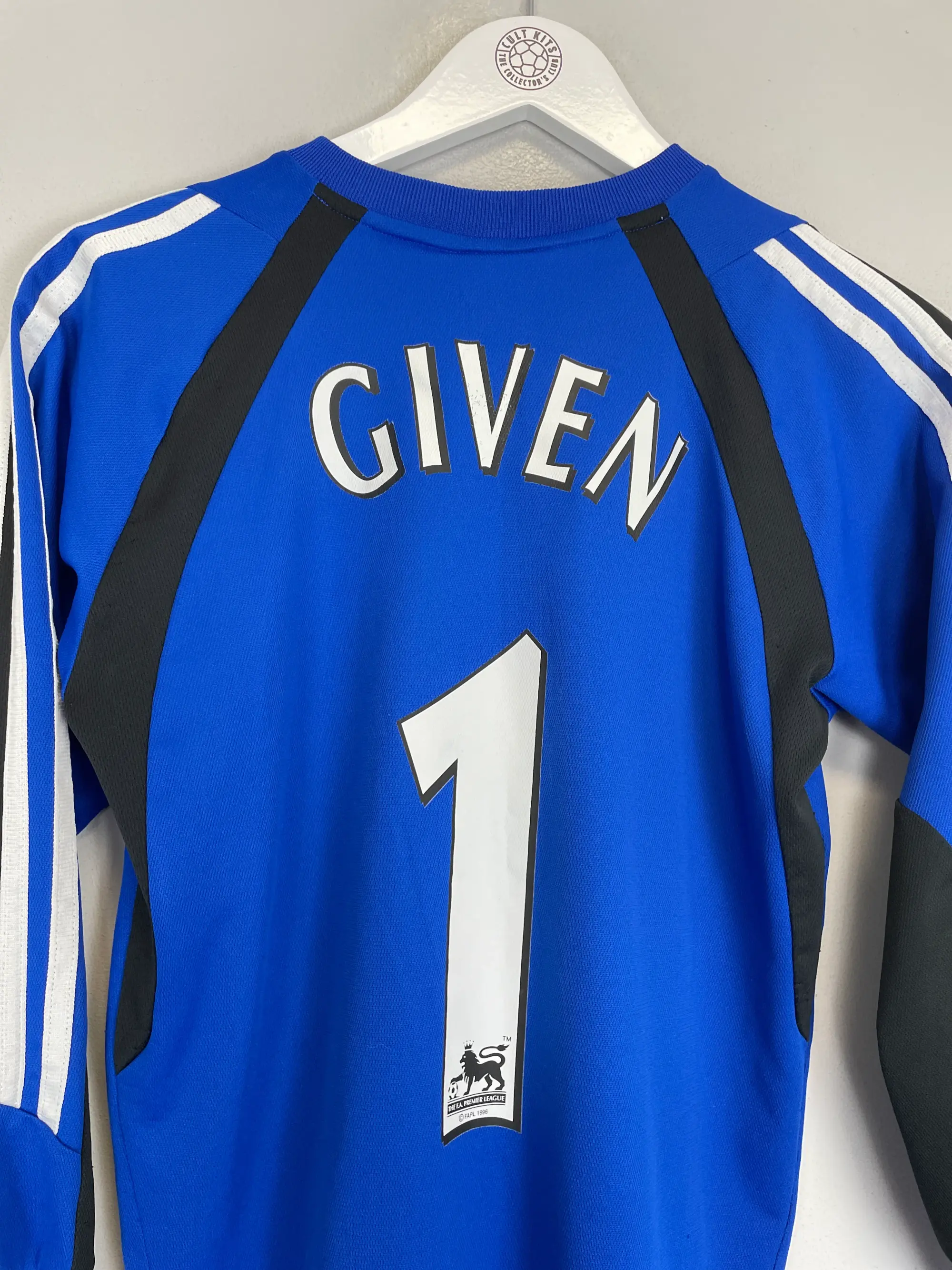 CULT KITS - 2003/04 NEWCASTLE UNITED GIVEN #1 GK SHIRT (M.KIDS) ADIDAS