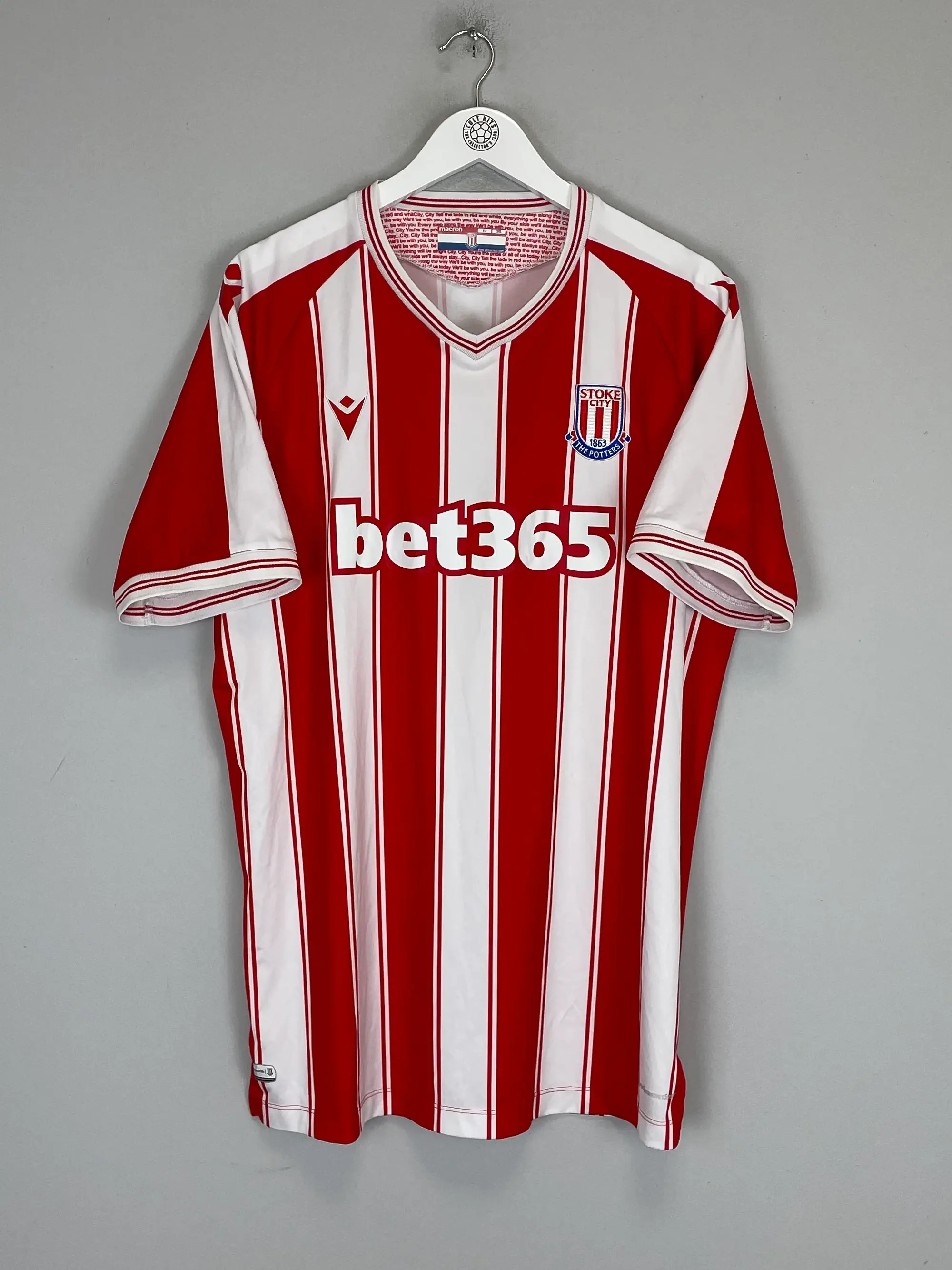 2020/21 STOKE CITY HOME SHIRT (XXL) MACRON | Cult Kits