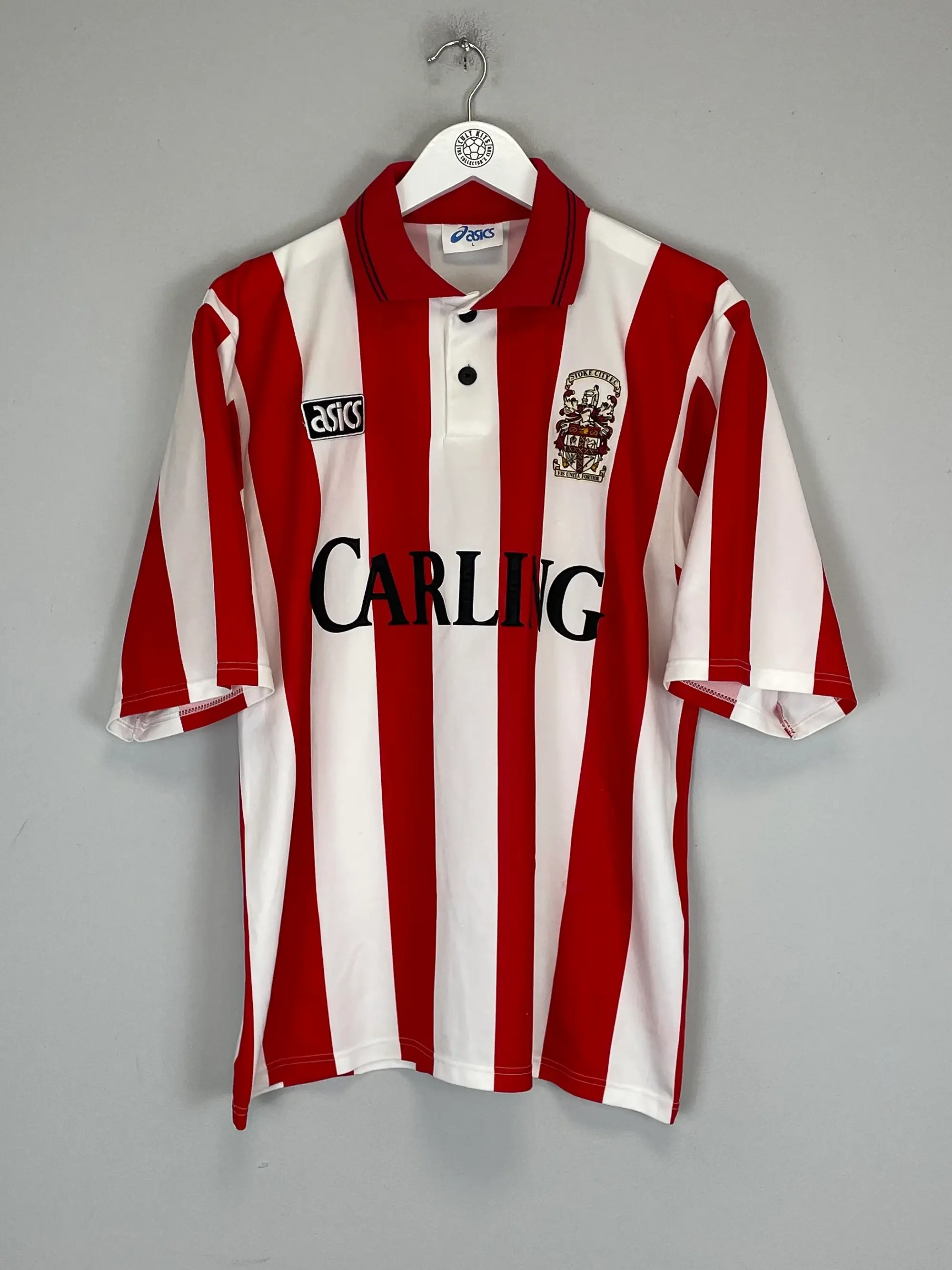 1994/95 STOKE CITY HOME SHIRT (L) ASICS | Cult Kits