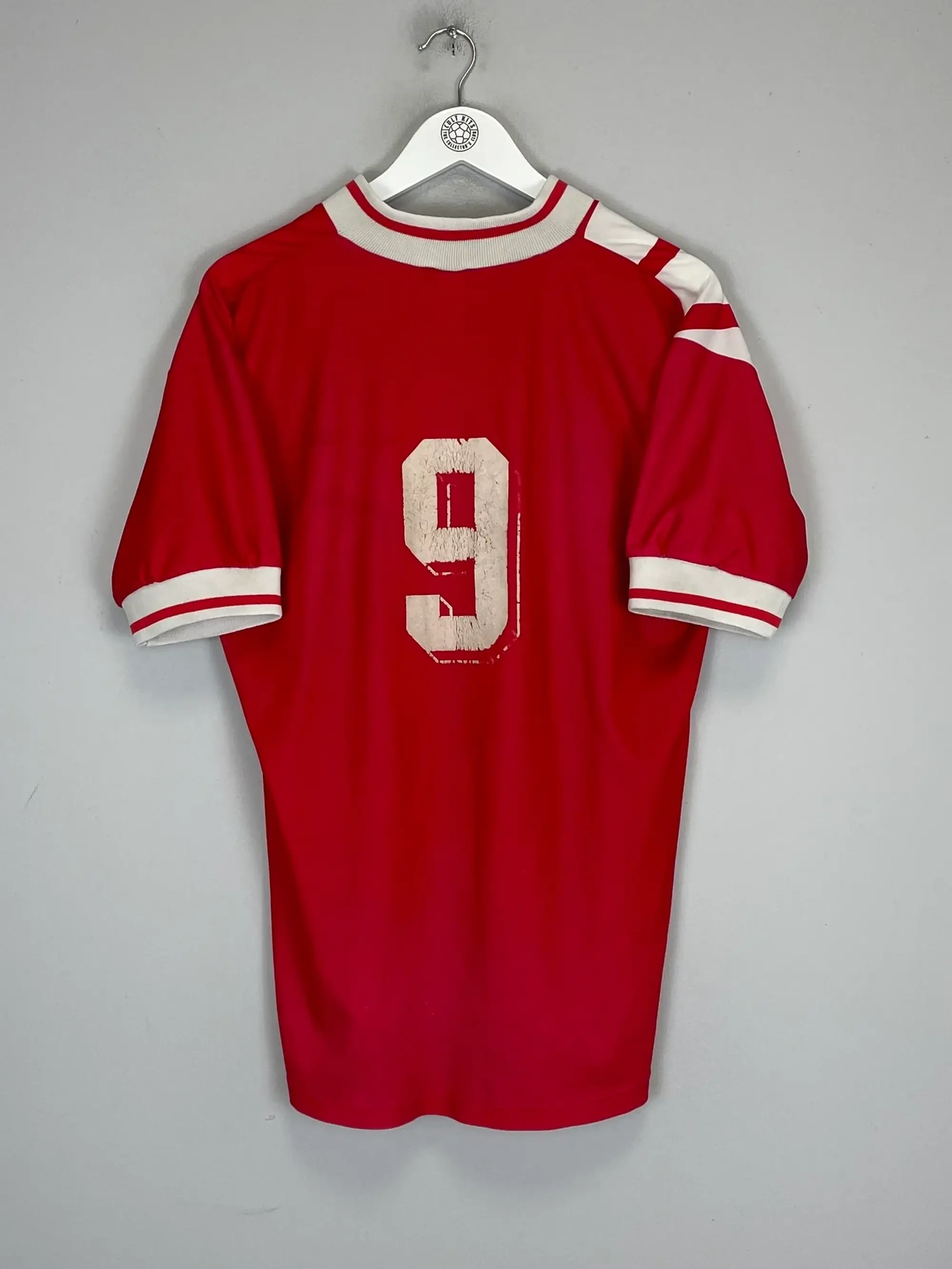 CULT KITS - 1993/94 STANDARD LIEGE #9 HOME SHIRT (L) ADIDAS