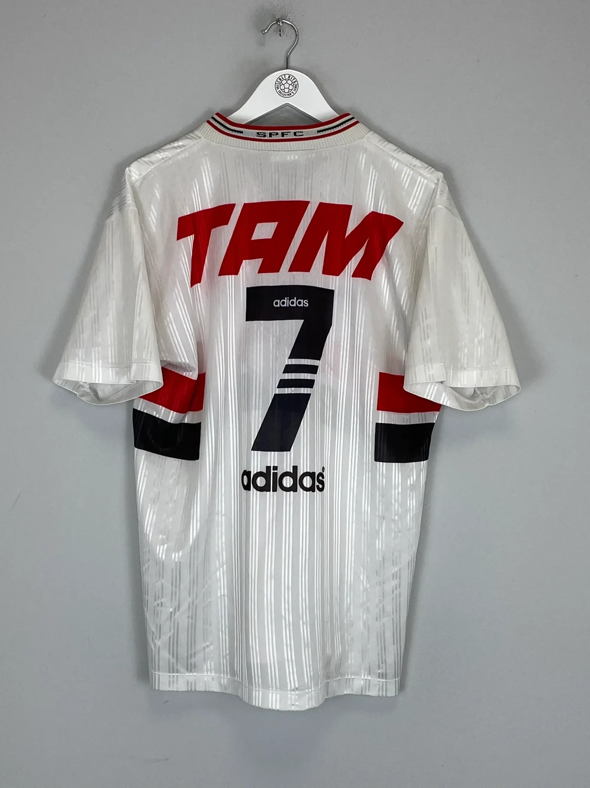 CULT KITS - 1993/94 STANDARD LIEGE #9 HOME SHIRT (L) ADIDAS