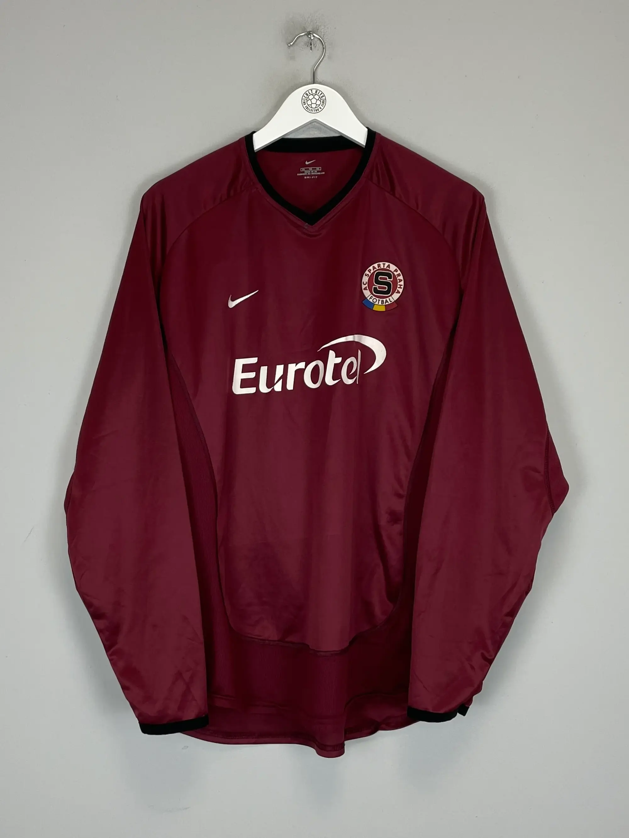 CULT KITS - 2002/03 SPARTA PRAGUE L/S HOME SHIRT (XL) NIKE