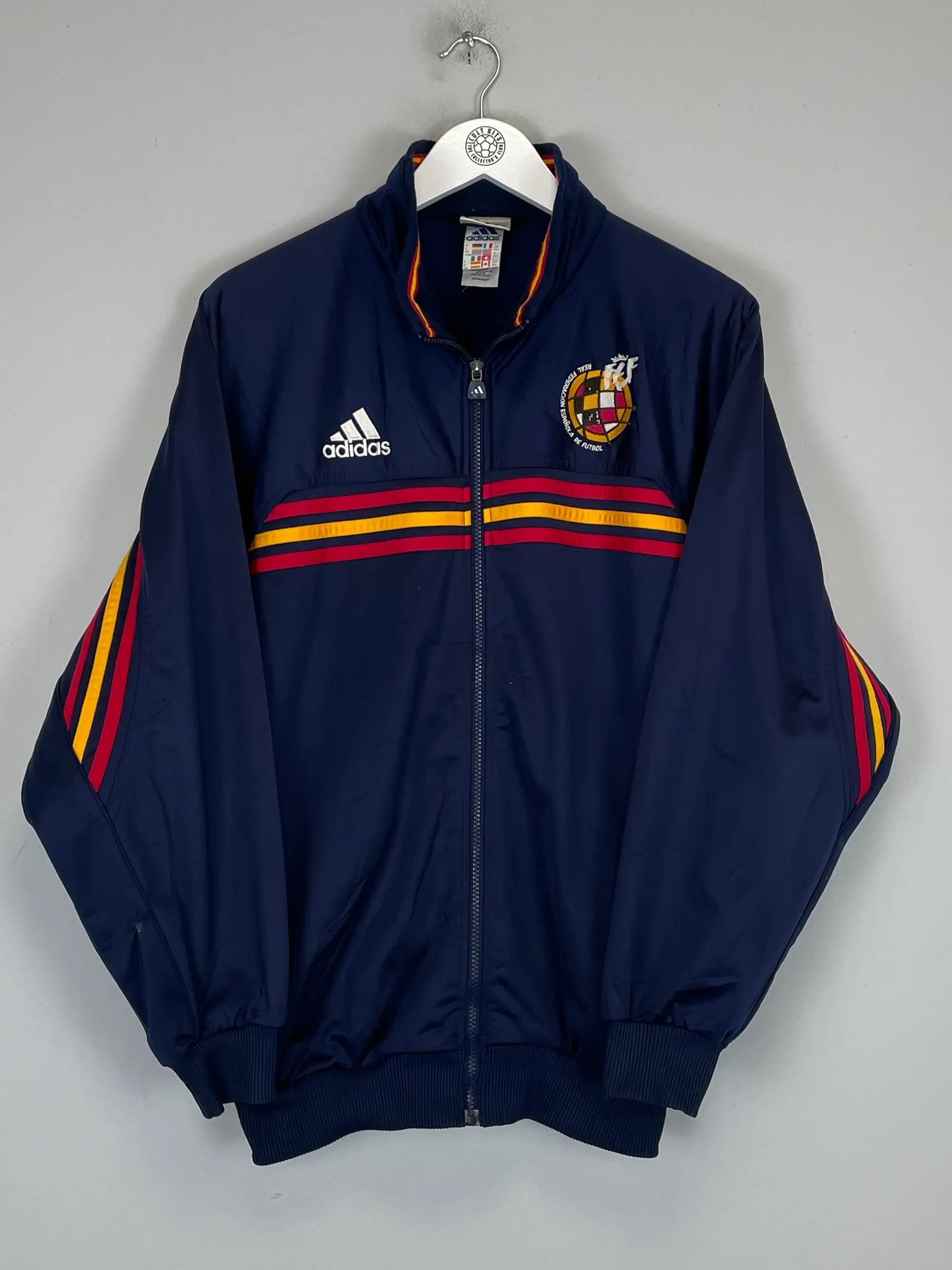 CULT KITS - 2000/02 SPAIN TRACK JACKET (M) ADIDAS