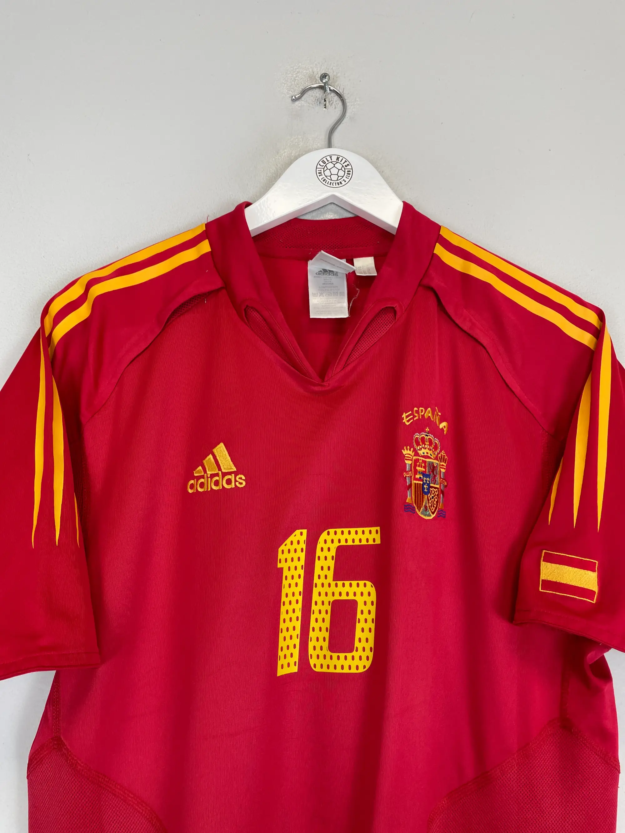 2004/06 SPAIN PUYOL #5 HOME SHIRT (M) ADIDAS | Cult Kits