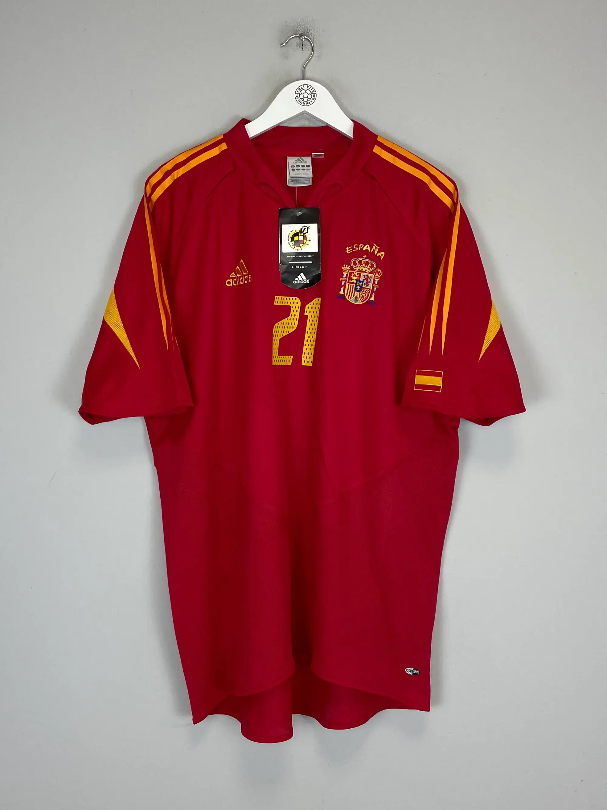 2004/06 SPAIN PUYOL #5 HOME SHIRT (M) ADIDAS | Cult Kits