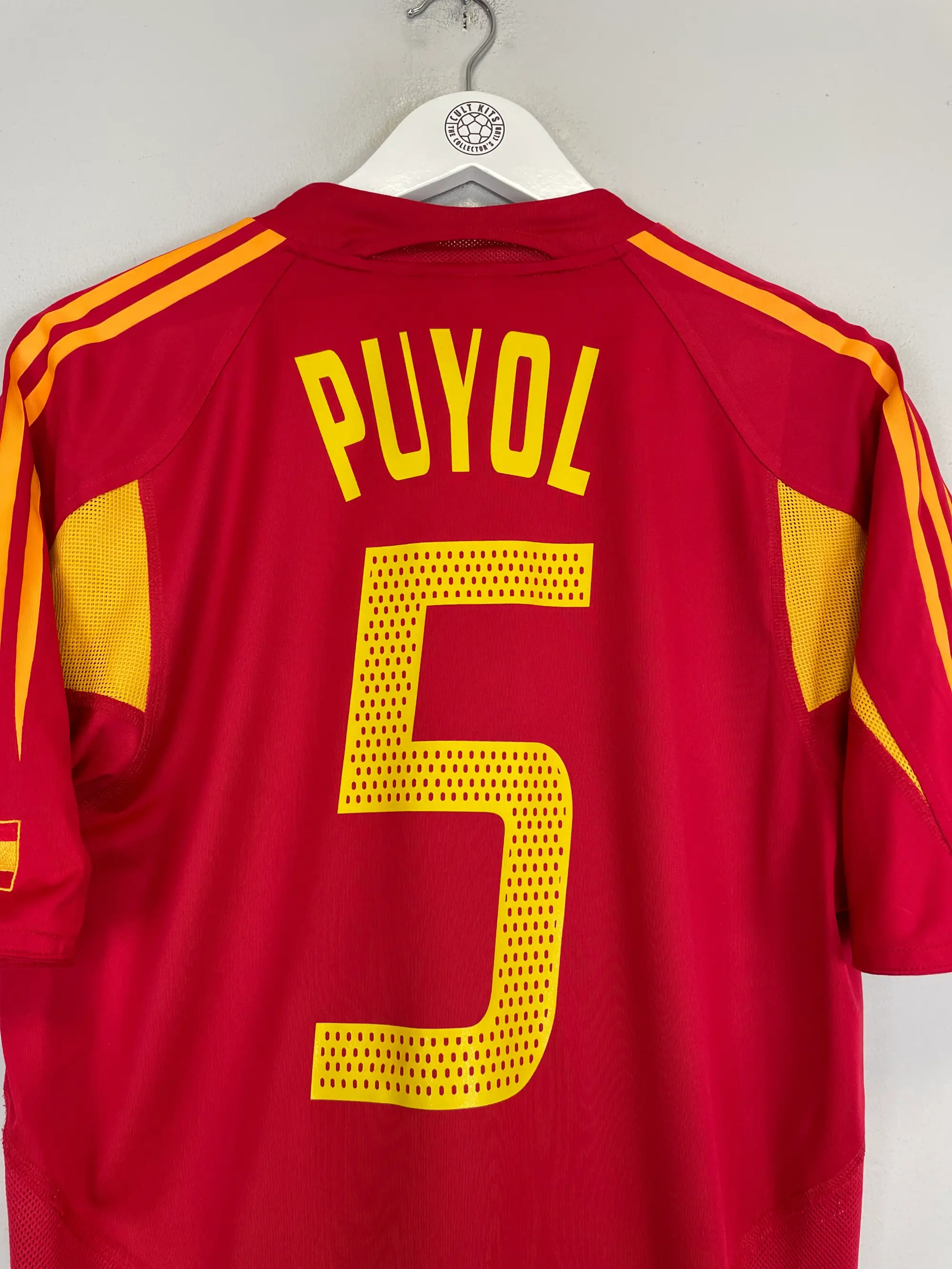 2004/06 SPAIN PUYOL #5 HOME SHIRT (M) ADIDAS | Cult Kits