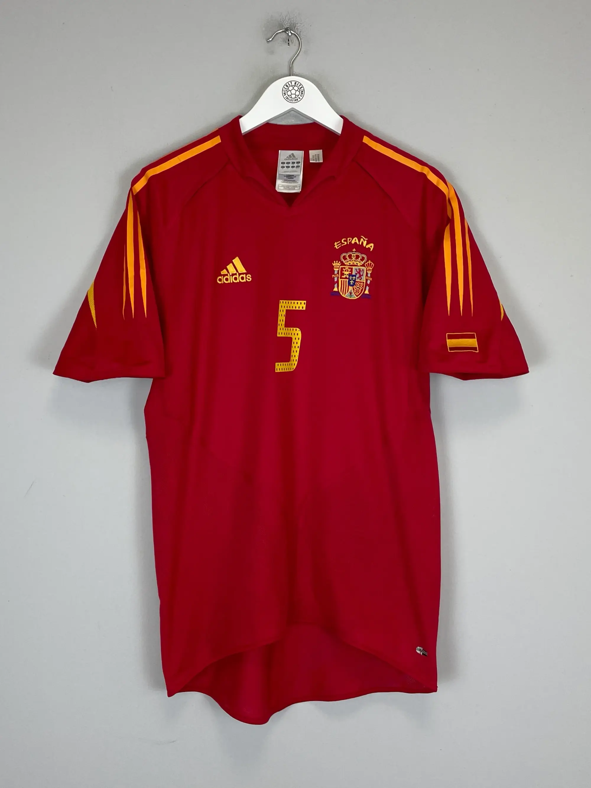 2004/06 SPAIN PUYOL #5 HOME SHIRT (M) ADIDAS | Cult Kits