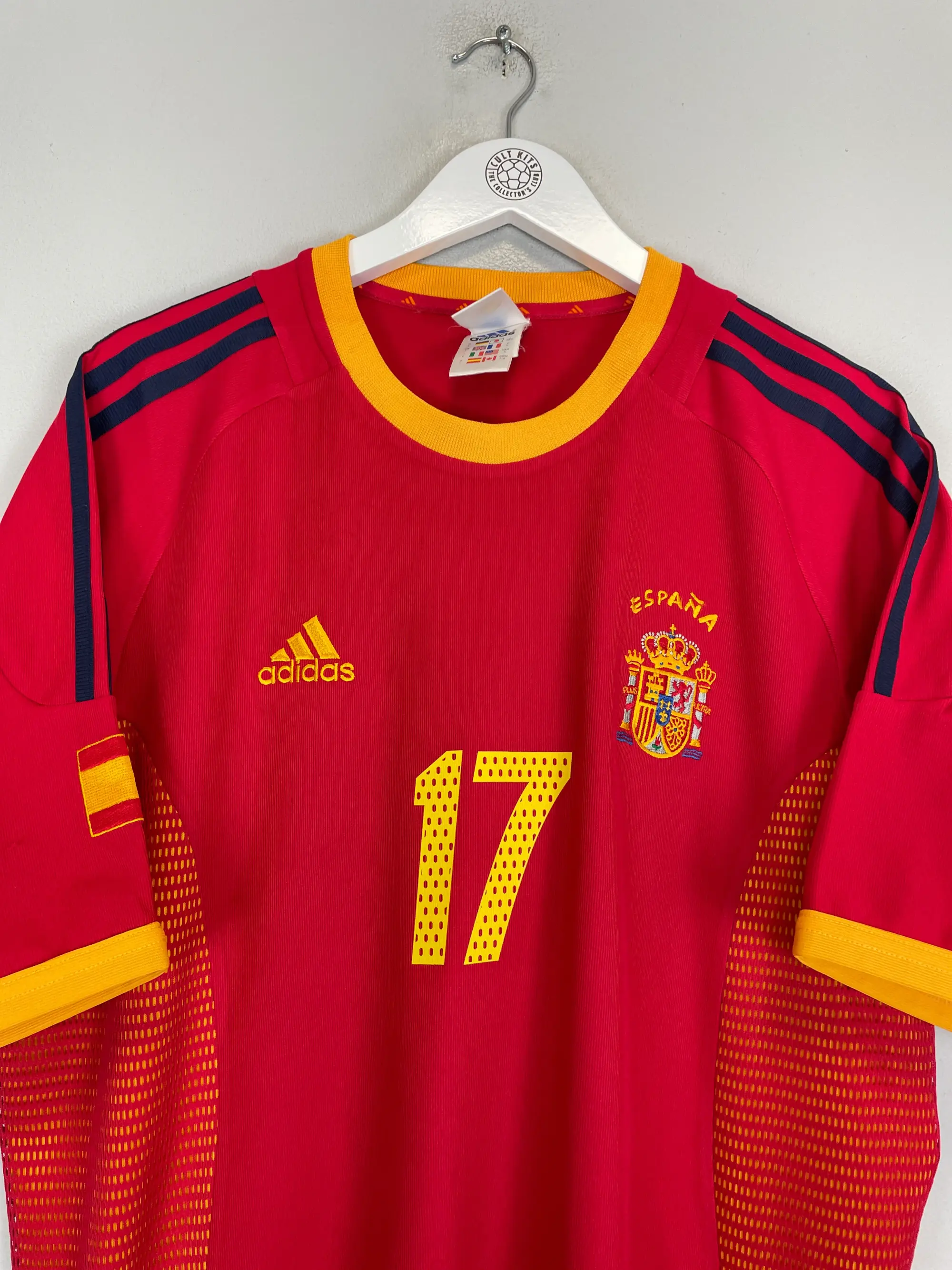 2004/06 SPAIN PUYOL #5 HOME SHIRT (M) ADIDAS | Cult Kits