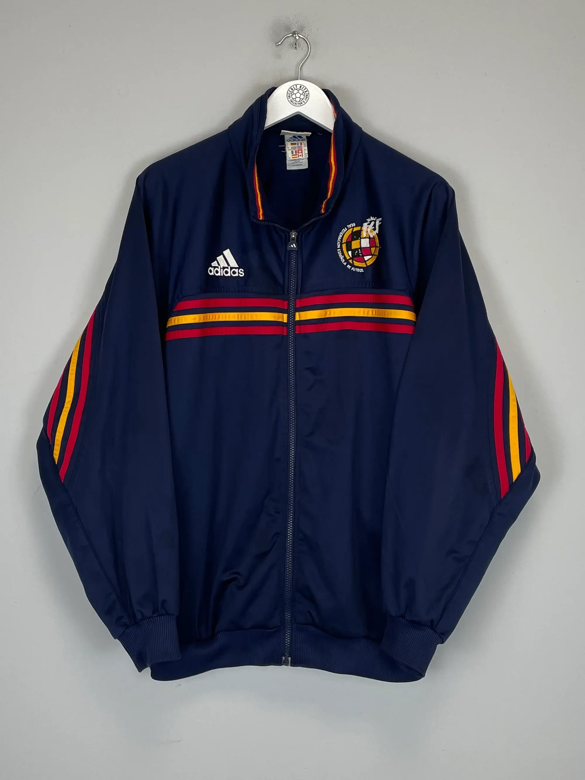 Cult Kits - 2000/02 SPAIN TRACKSUIT TOP (L) ADIDAS