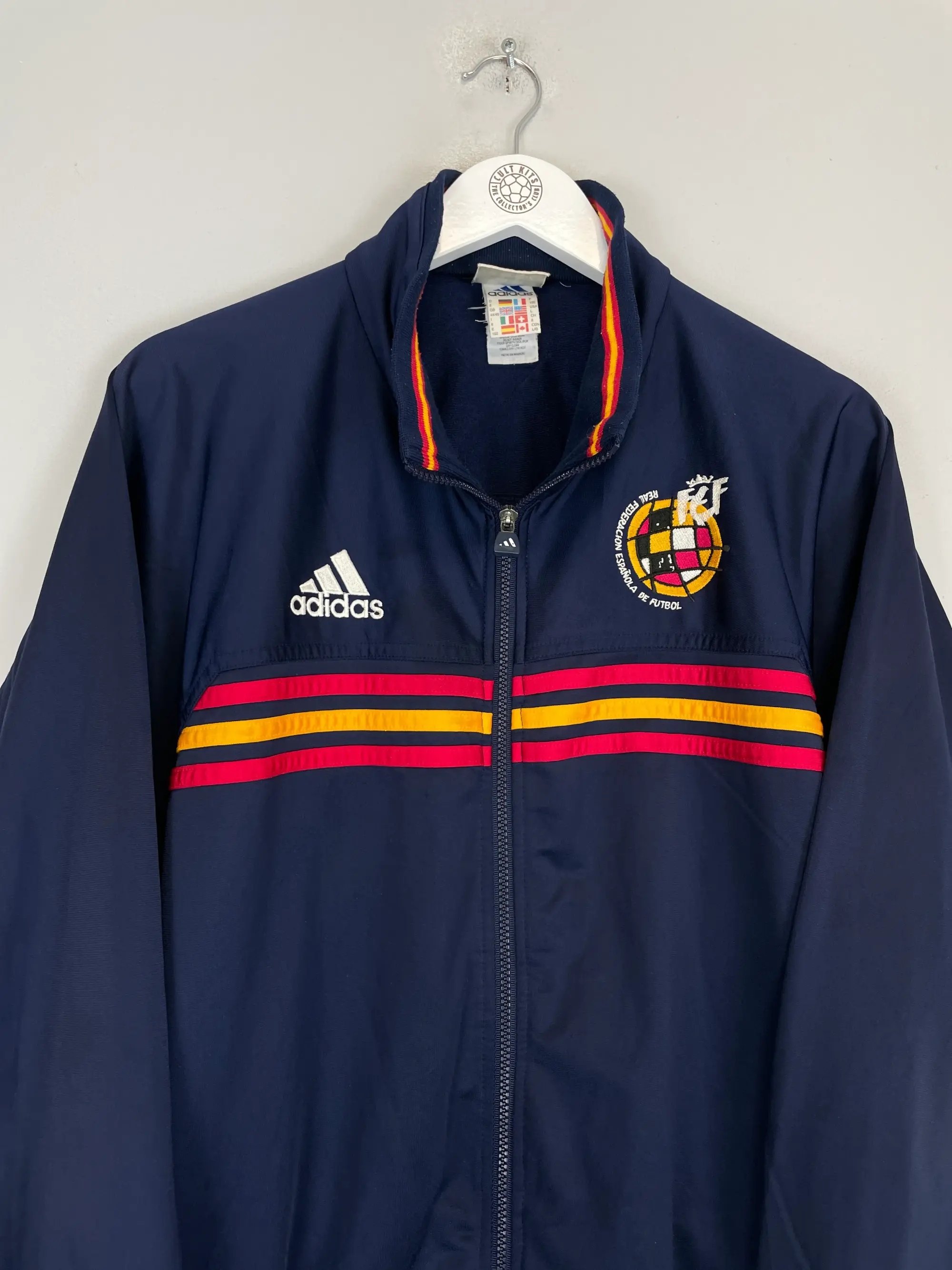 Cult Kits - 2000/02 SPAIN TRACKSUIT TOP (L) ADIDAS