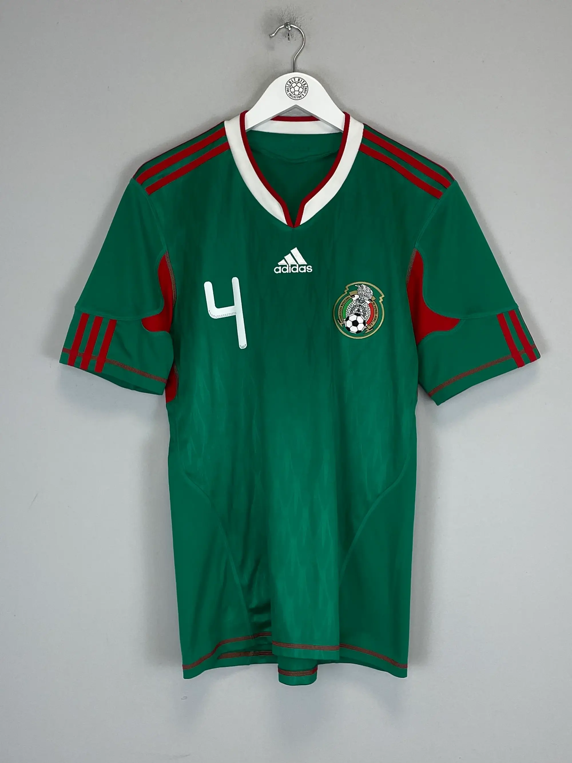 CULT KITS - 2010 MEXICO R.MARQUEZ #4 HOME SHIRT (M) ADIDAS
