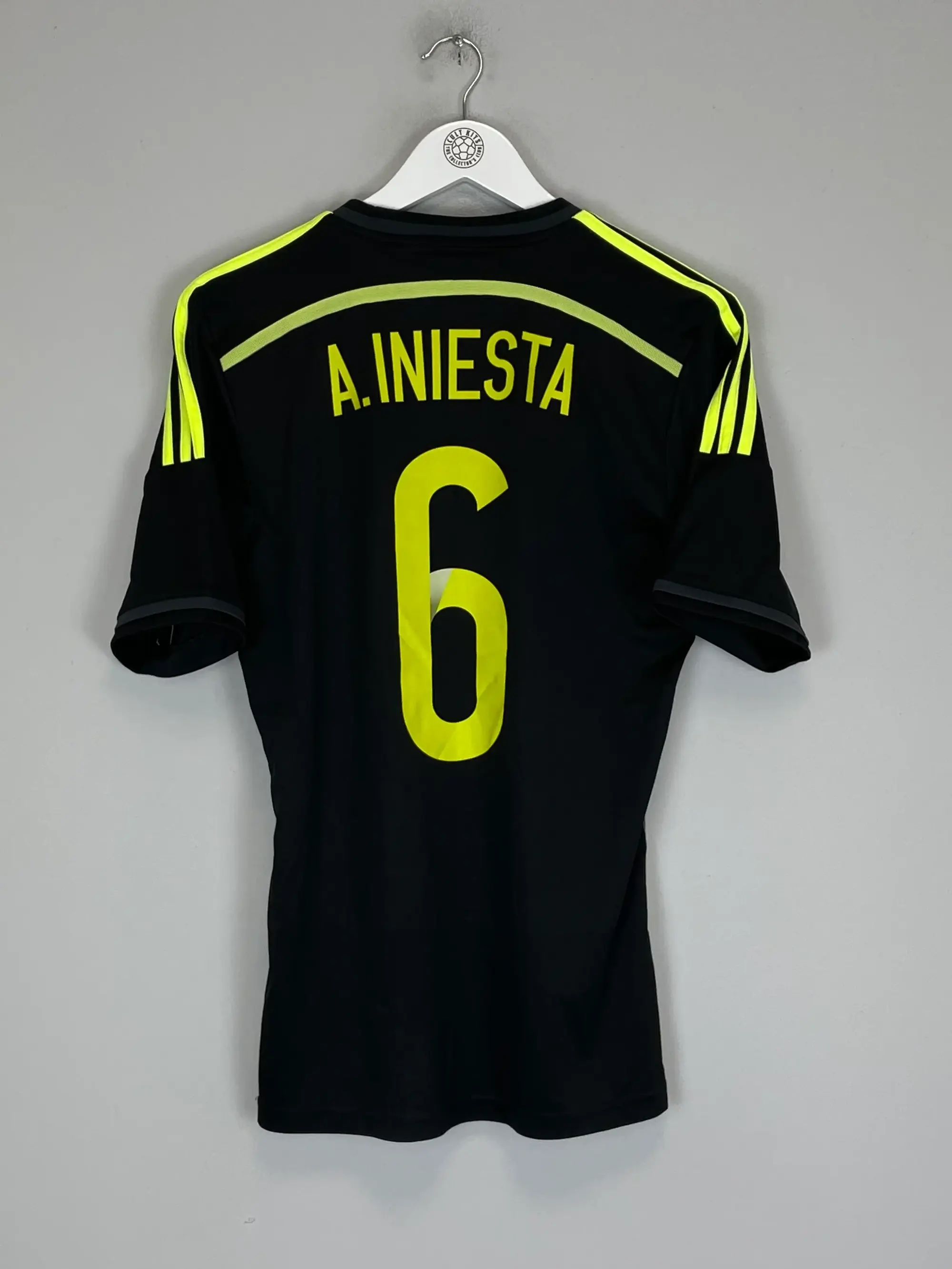 CULT KITS - 2013/15 SPAIN A.INIESTA #6 AWAY SHIRT (S) ADIDAS