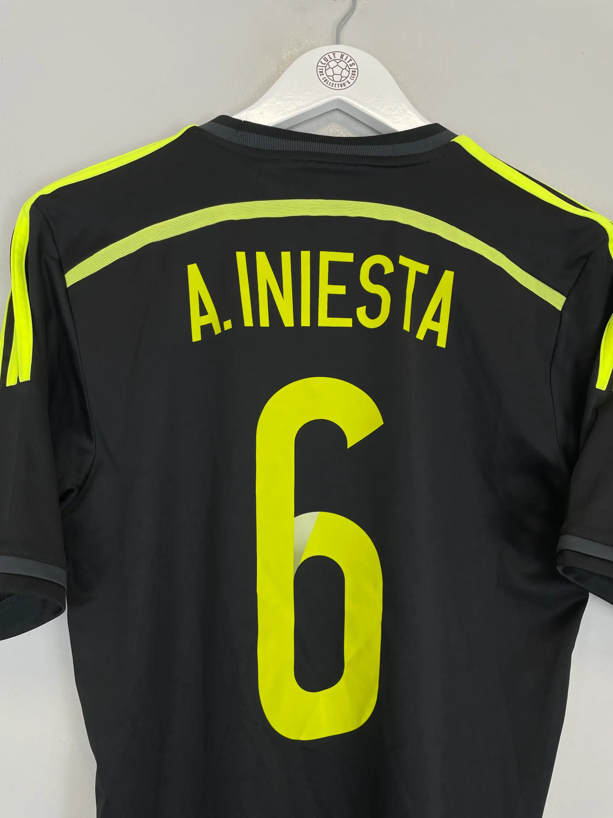 CULT KITS - 2013/15 SPAIN A.INIESTA #6 AWAY SHIRT (S) ADIDAS
