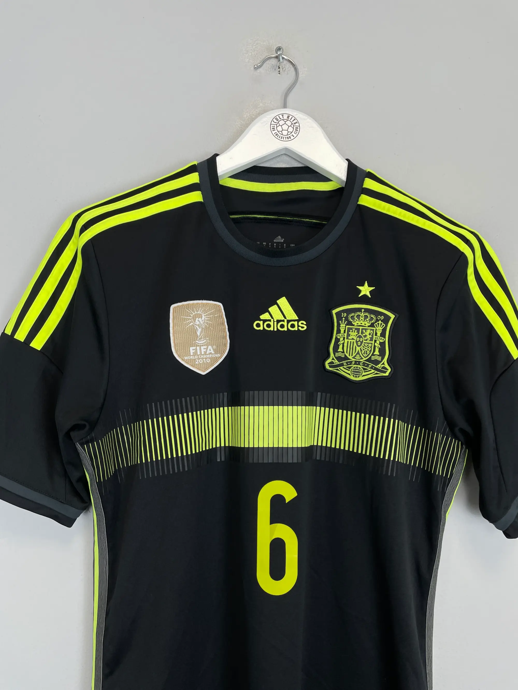 CULT KITS - 2013/15 SPAIN A.INIESTA #6 AWAY SHIRT (S) ADIDAS