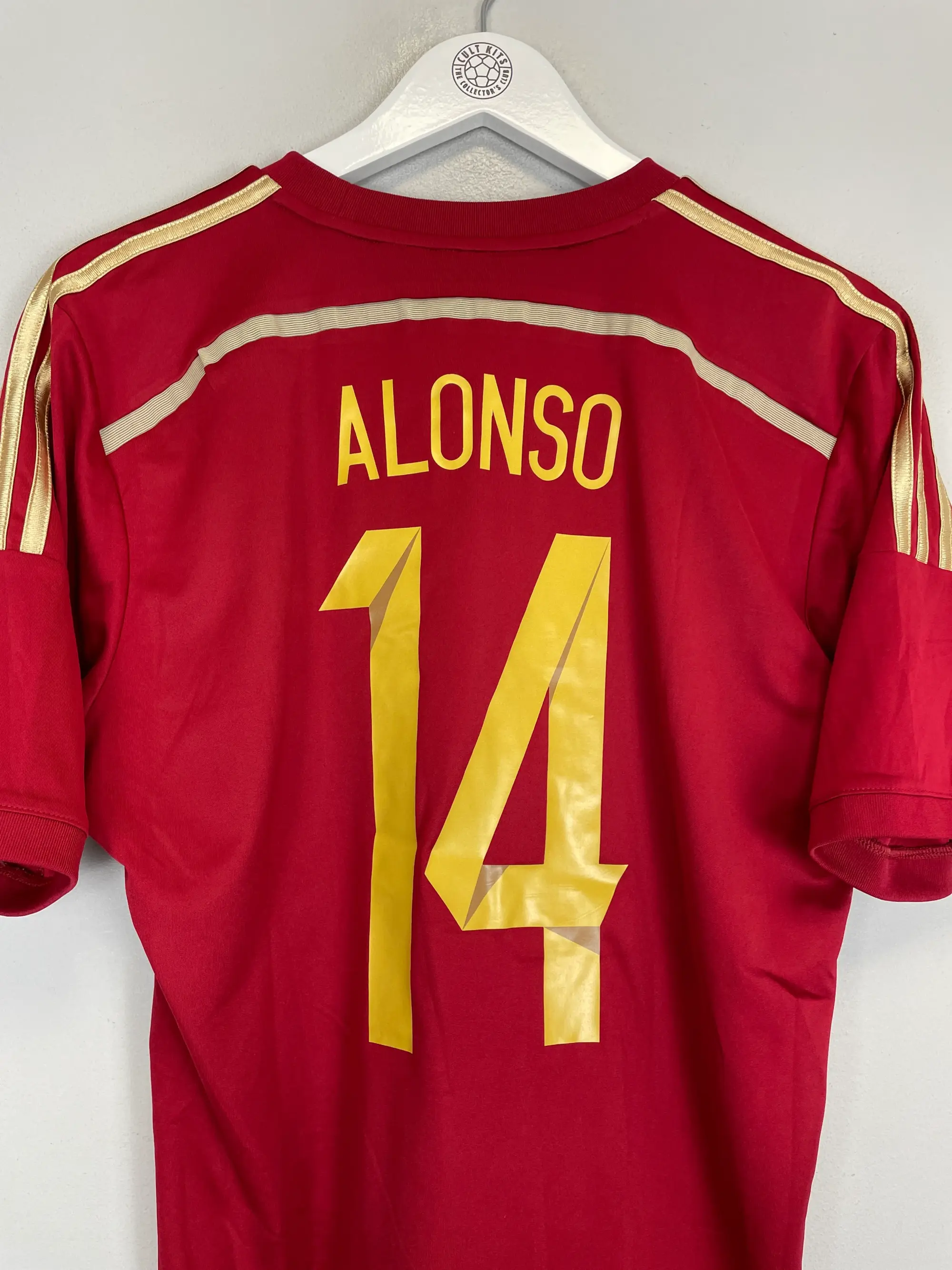 CULT KITS - 2013/15 SPAIN A.INIESTA #6 AWAY SHIRT (S) ADIDAS