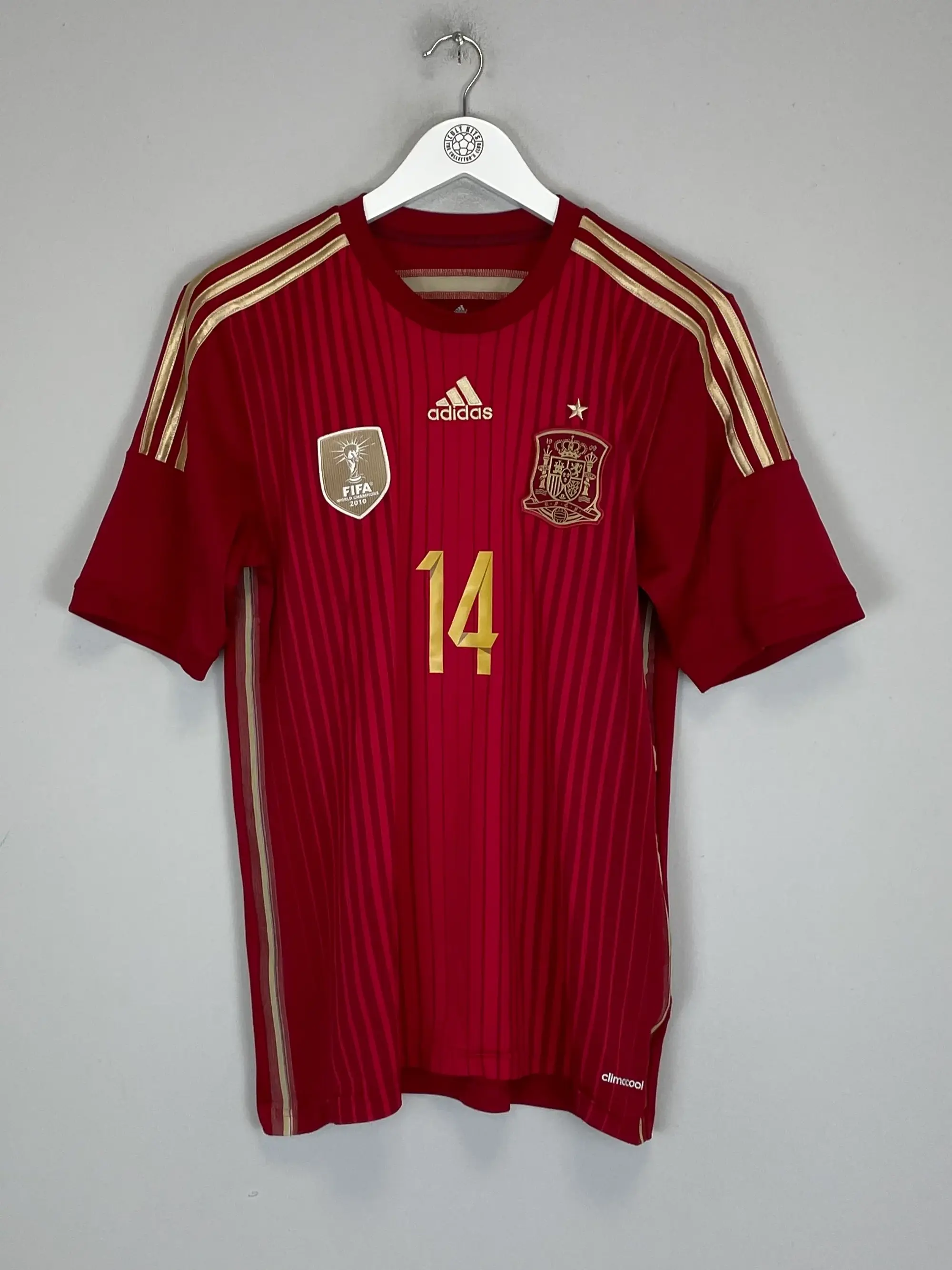 CULT KITS - 2013/15 SPAIN A.INIESTA #6 AWAY SHIRT (S) ADIDAS