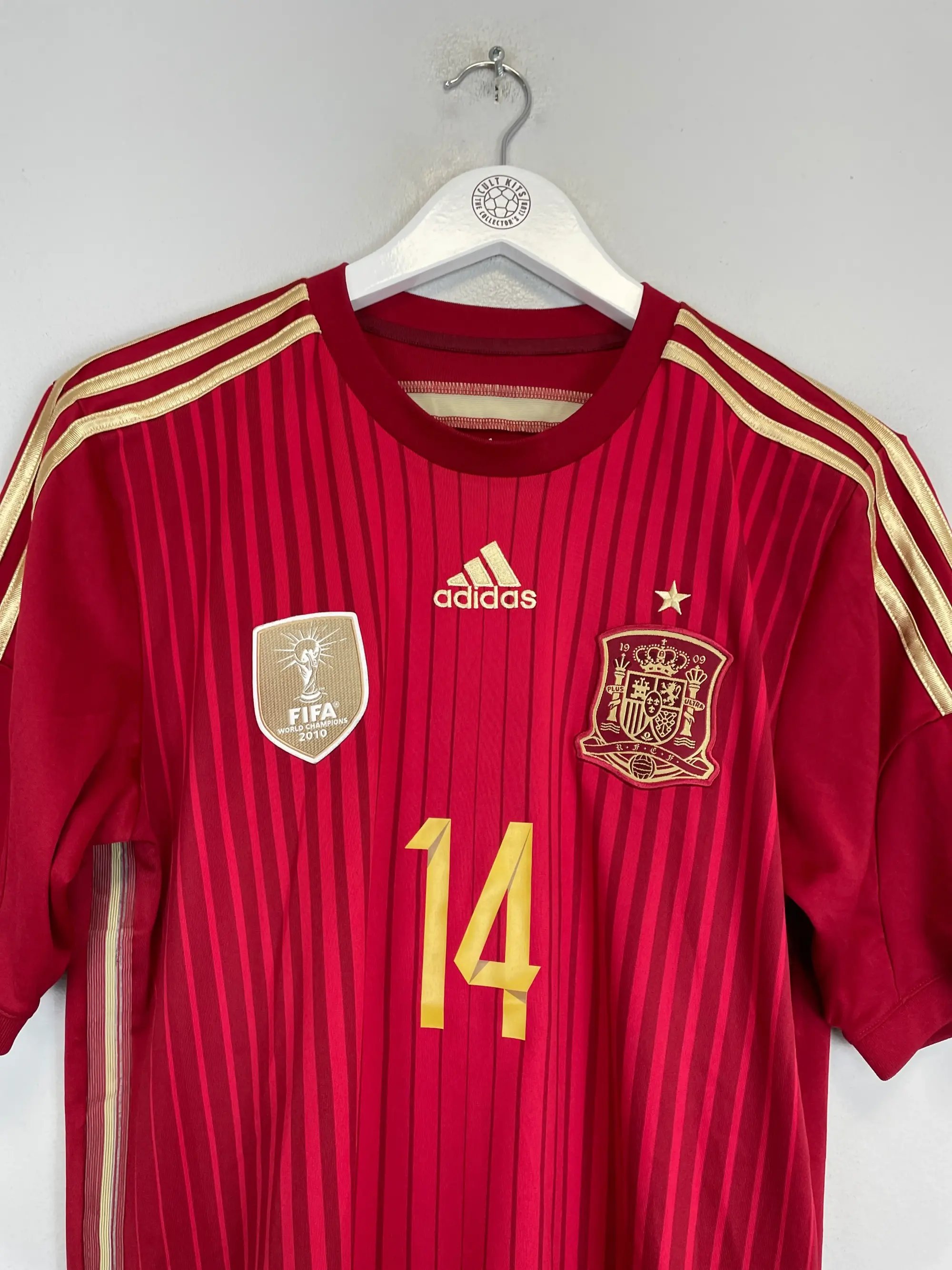 CULT KITS - 2013/15 SPAIN A.INIESTA #6 AWAY SHIRT (S) ADIDAS