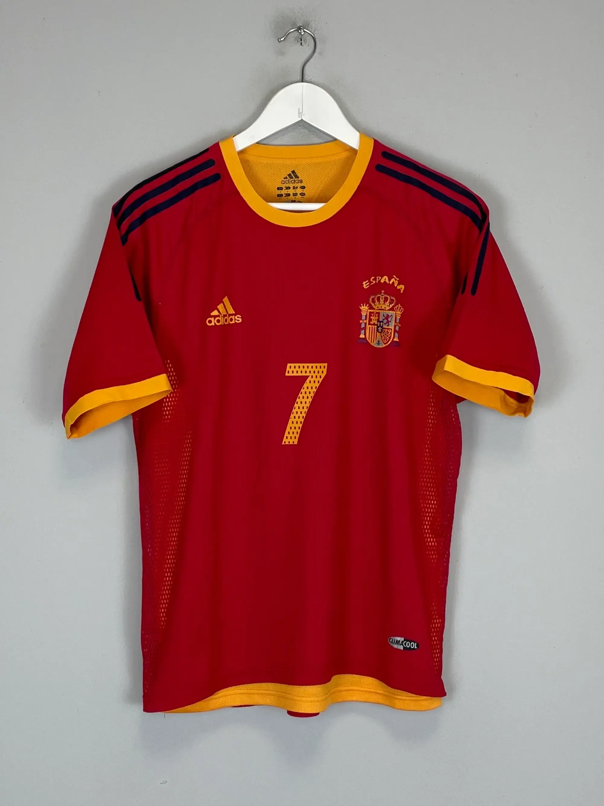CULT KITS - 2002/04 SPAIN RAUL #7 *PLAYER ISSUE* HOME SHIRT (S) ADIDAS