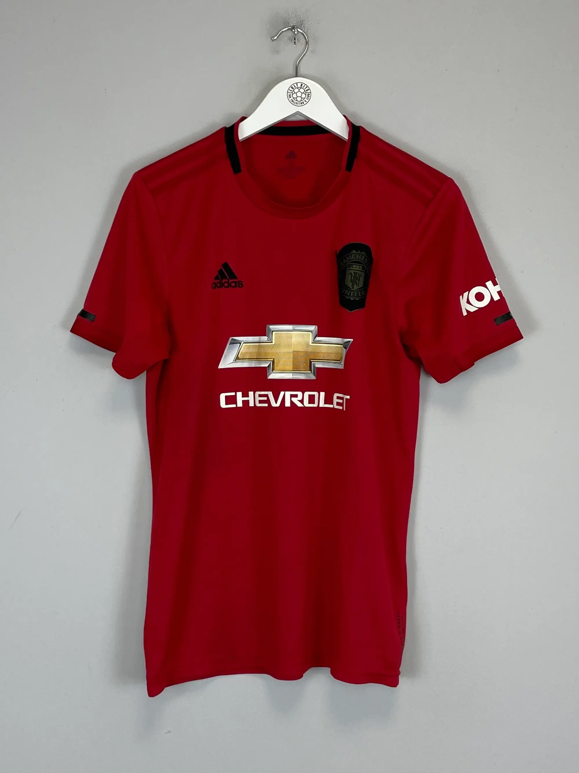 CULT KITS - 2019/20 MANCHESTER UNITED HOME SHIRT (M) ADIDAS