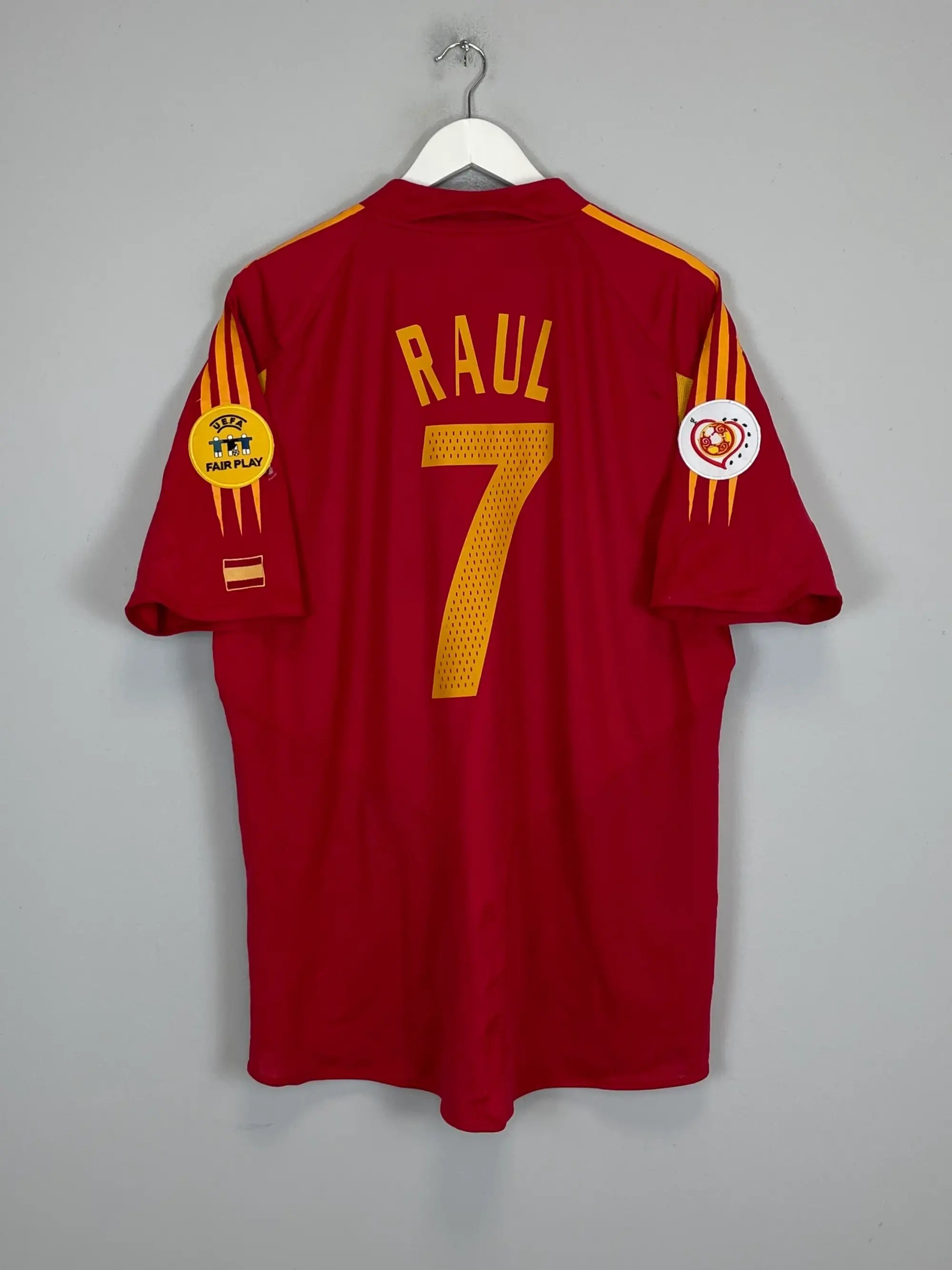 CULT KITS - 1996/98 SPAIN AWAY SHIRT (S) ADIDAS
