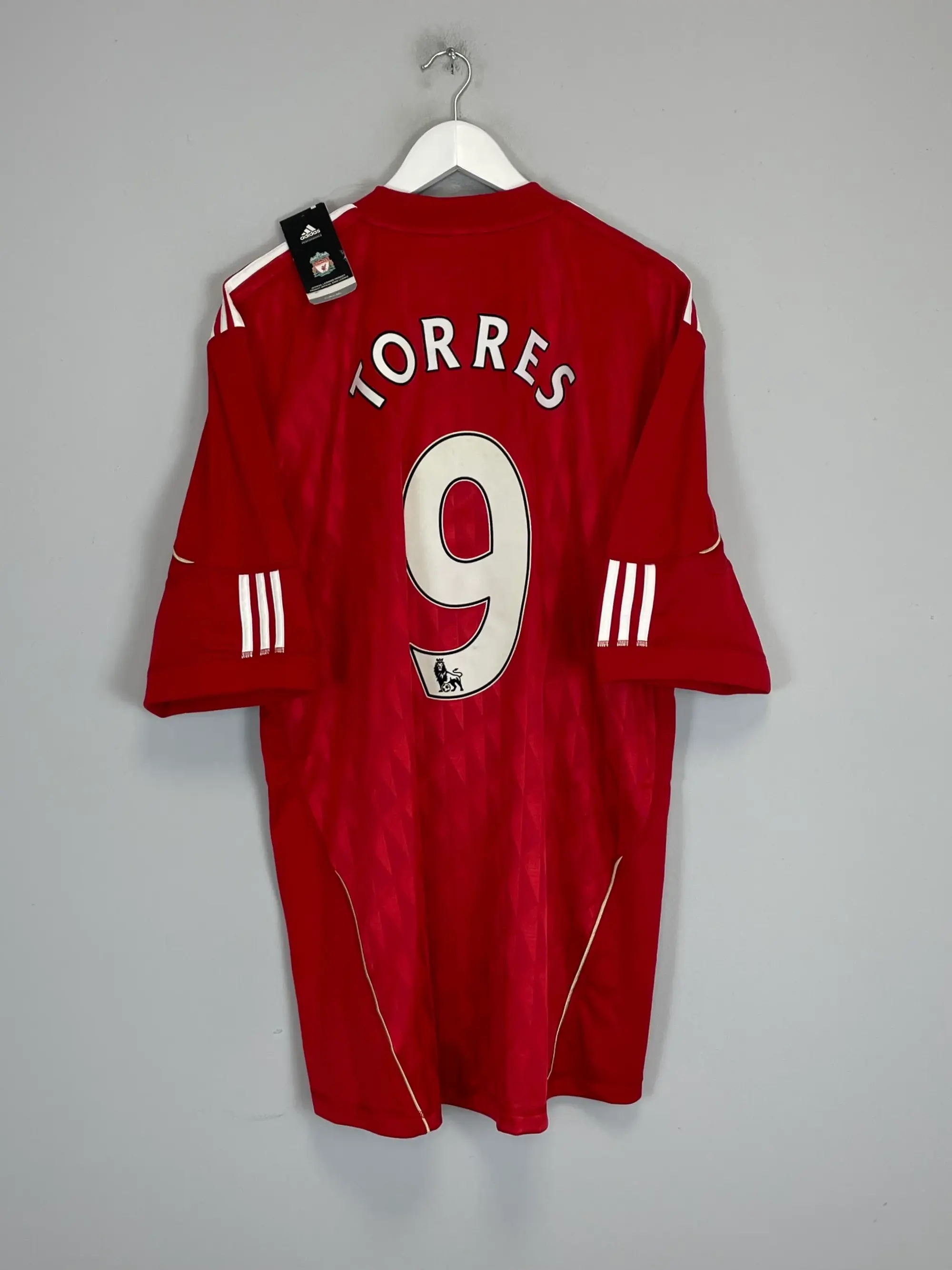 CULT KITS - 2010/12 LIVERPOOL TORRES #9 *BNWT* HOME SHIRT (XXL) ADIDAS