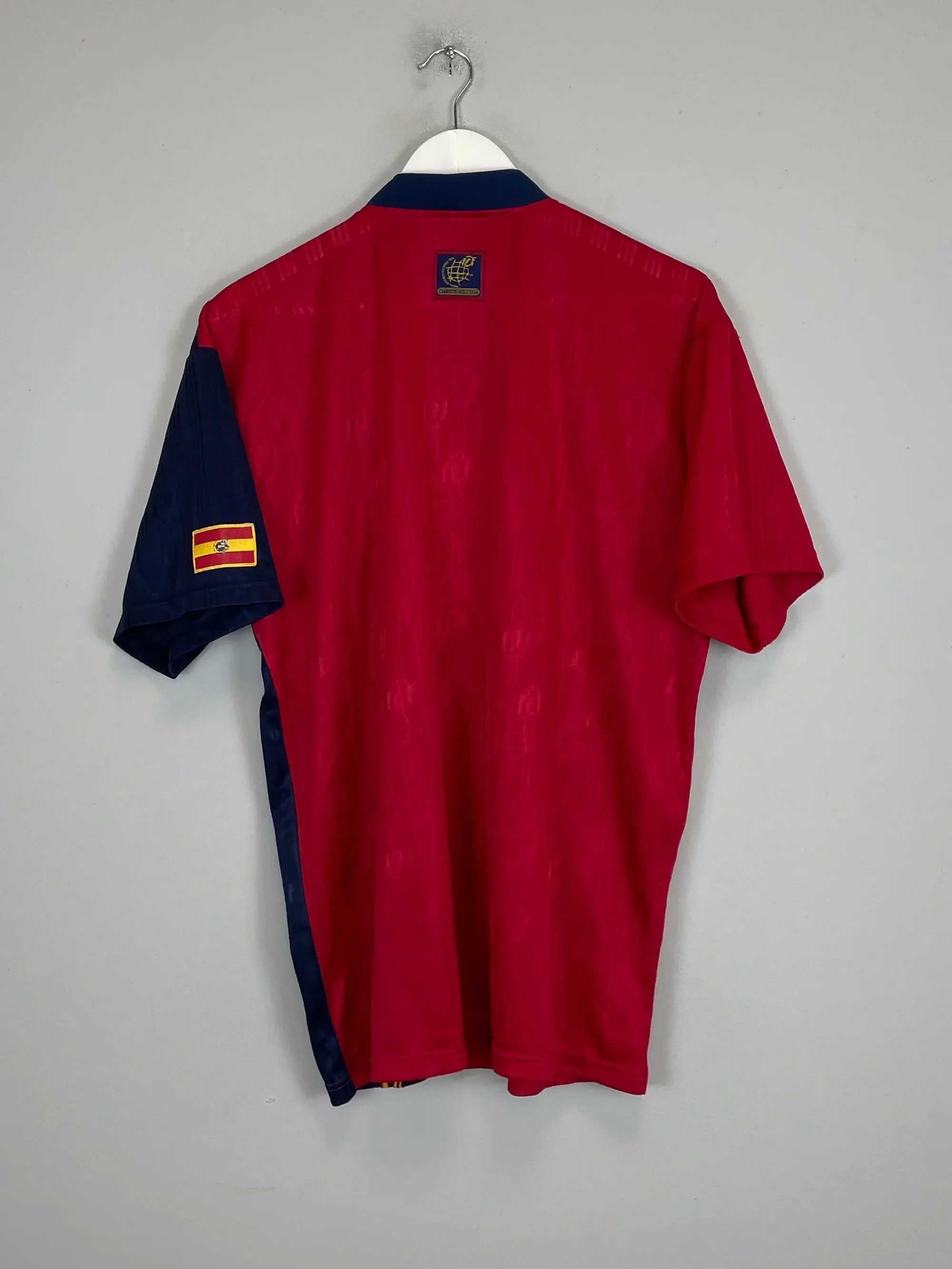 CULT KITS - 1996/98 SPAIN HOME SHIRT (XL) ADIDAS