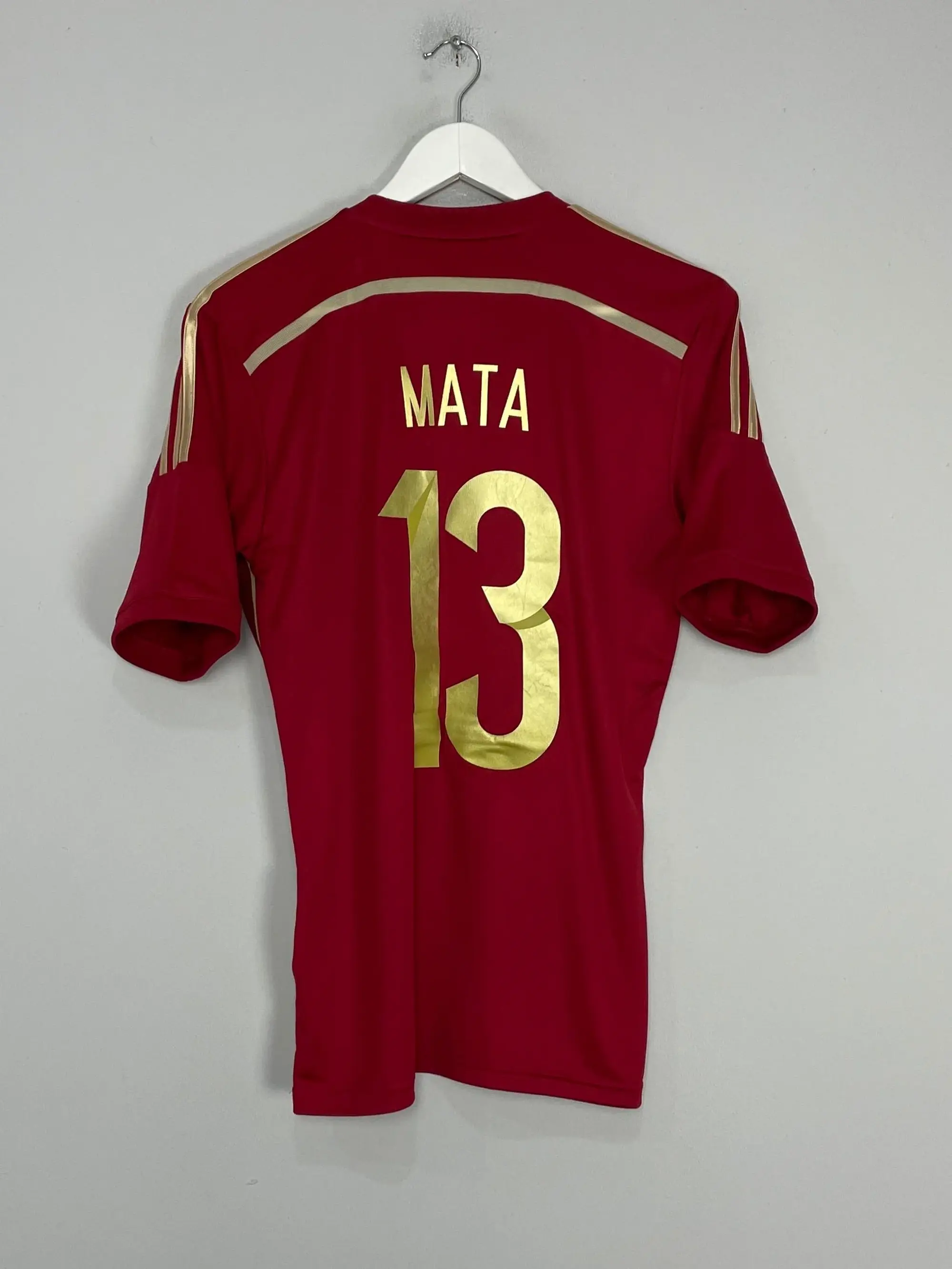 CULT KITS - 2013/15 SPAIN MATA #13 HOME SHIRT (S) ADIDAS