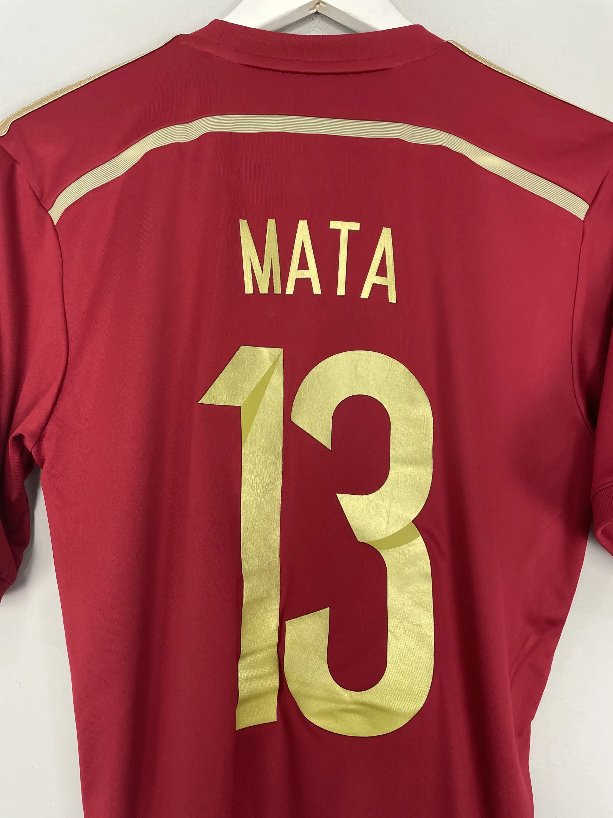 CULT KITS - 2013/15 SPAIN MATA #13 HOME SHIRT (S) ADIDAS