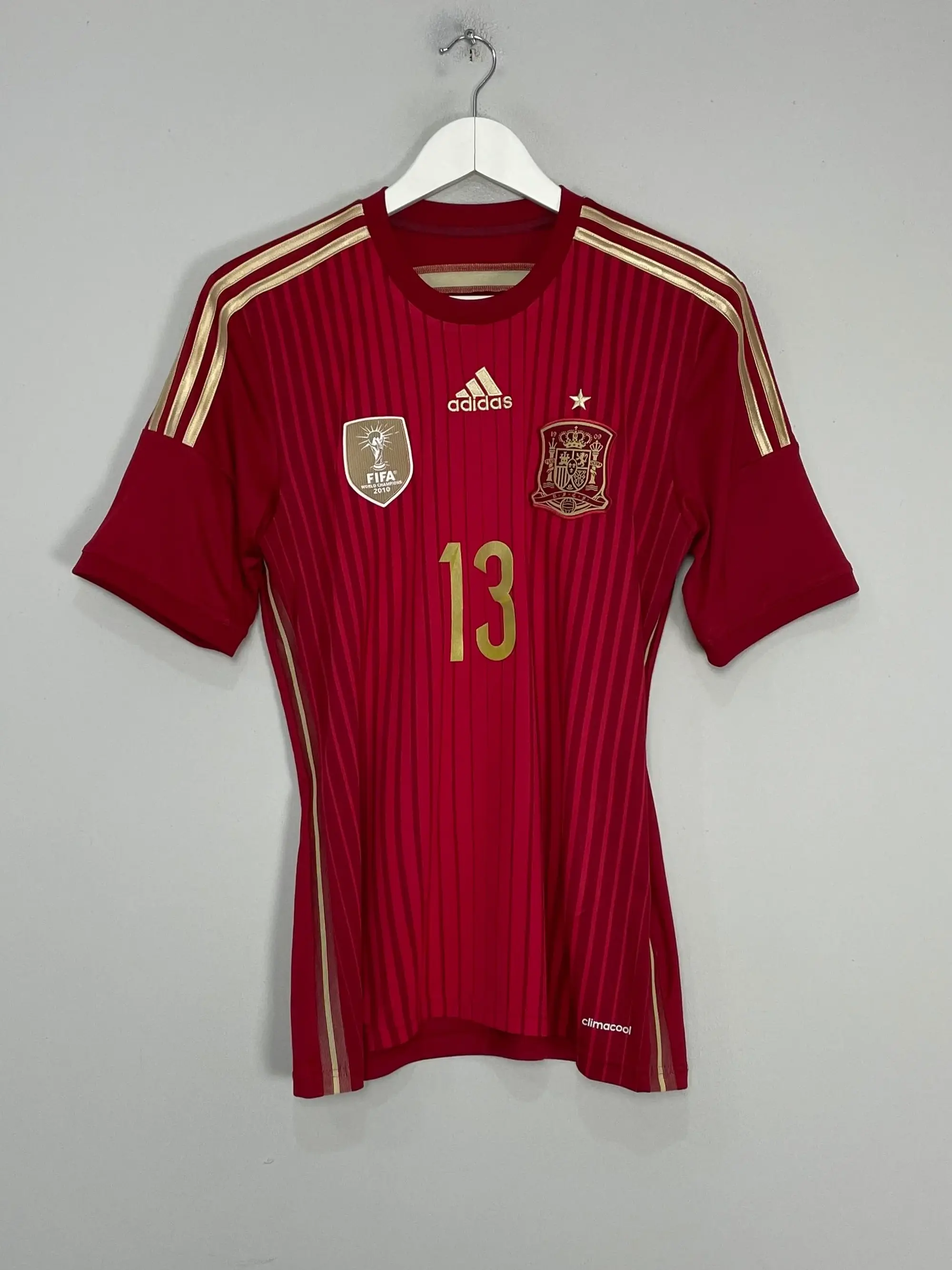 CULT KITS - 2013/15 SPAIN MATA #13 HOME SHIRT (S) ADIDAS