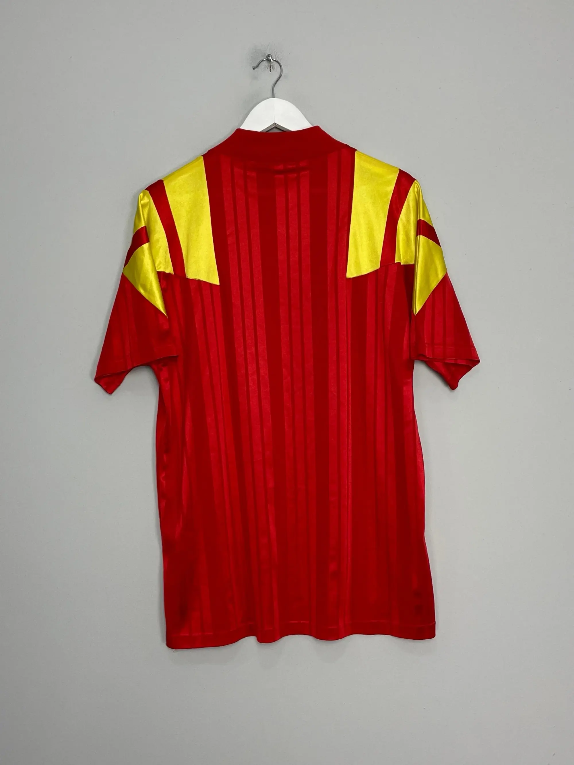 CULT KITS - 1992/94 SPAIN HOME SHIRT (L) ADIDAS