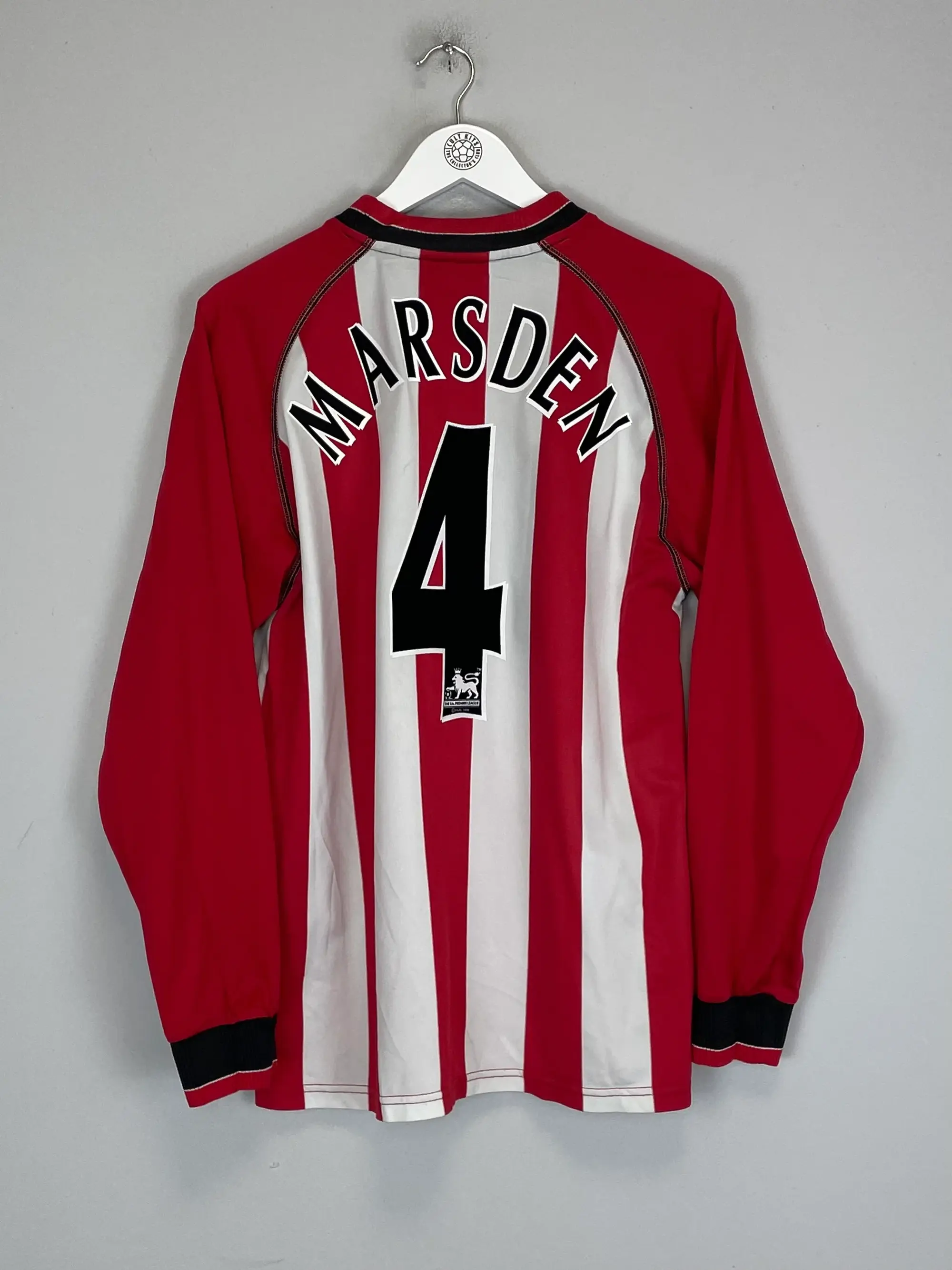 CULT KITS - 2003/05 SOUTHAMPTON MARSDEN #4 L/S HOME SHIRT (L) OM