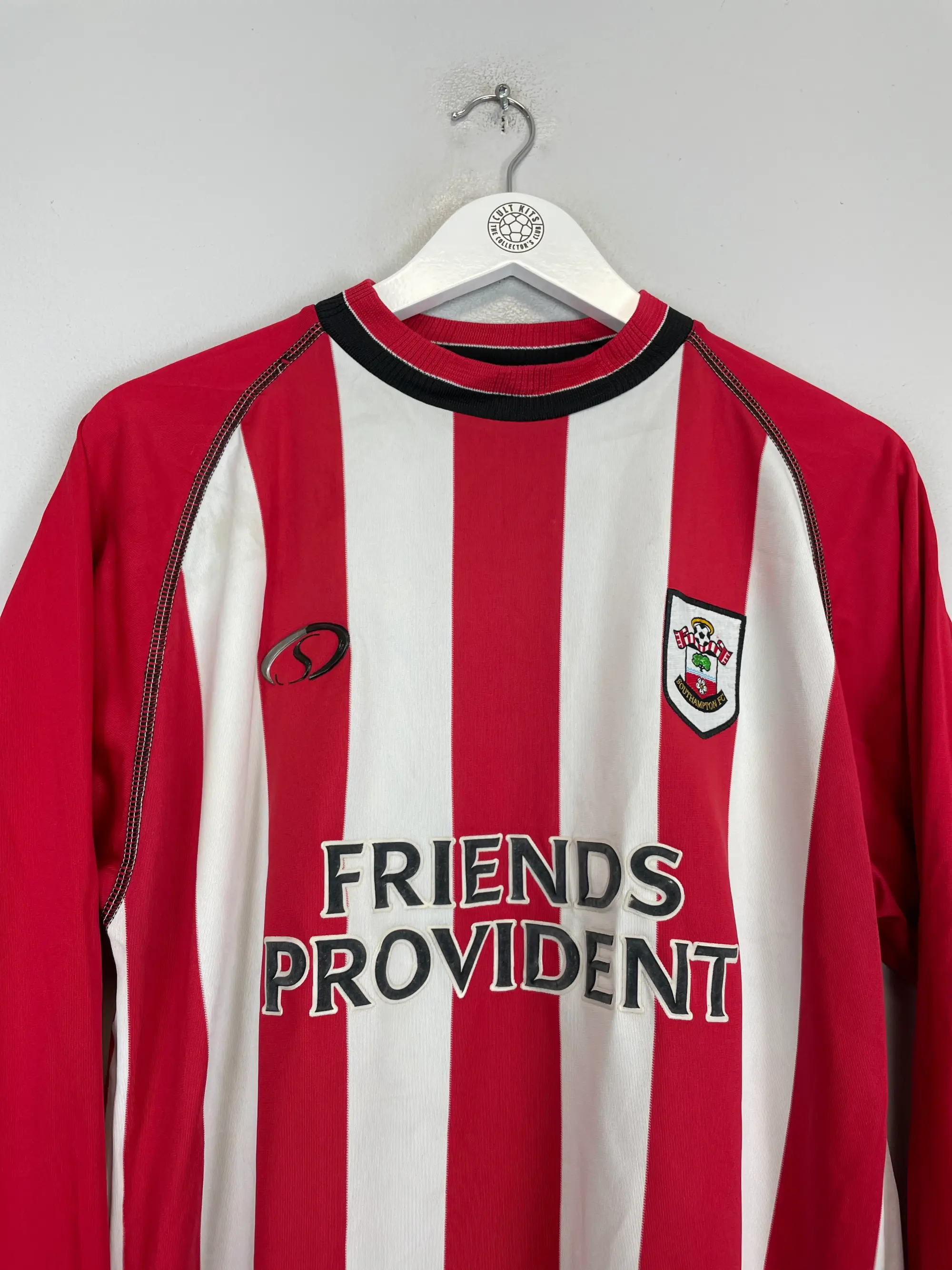 CULT KITS - 2003/05 SOUTHAMPTON MARSDEN #4 L/S HOME SHIRT (L) OM