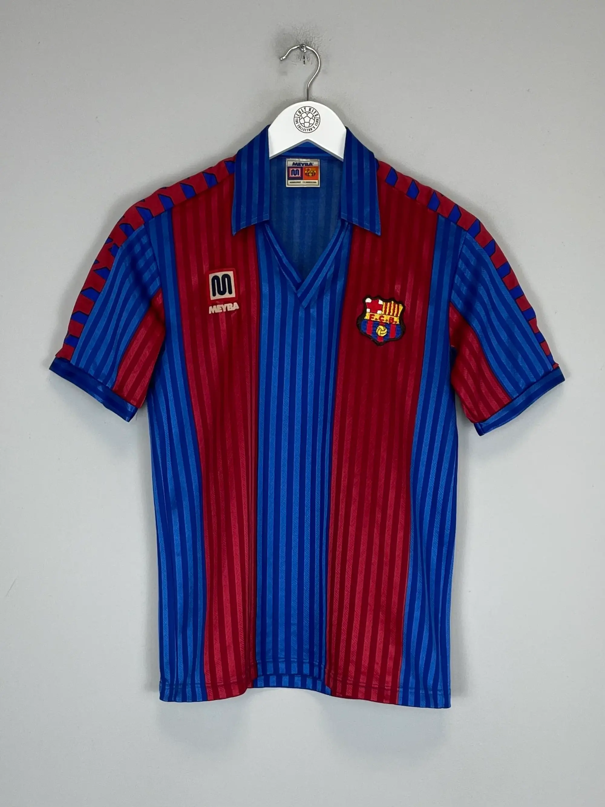 CULT KITS - 1984/89 BARCELONA HOME SHIRT (S) MEYBA