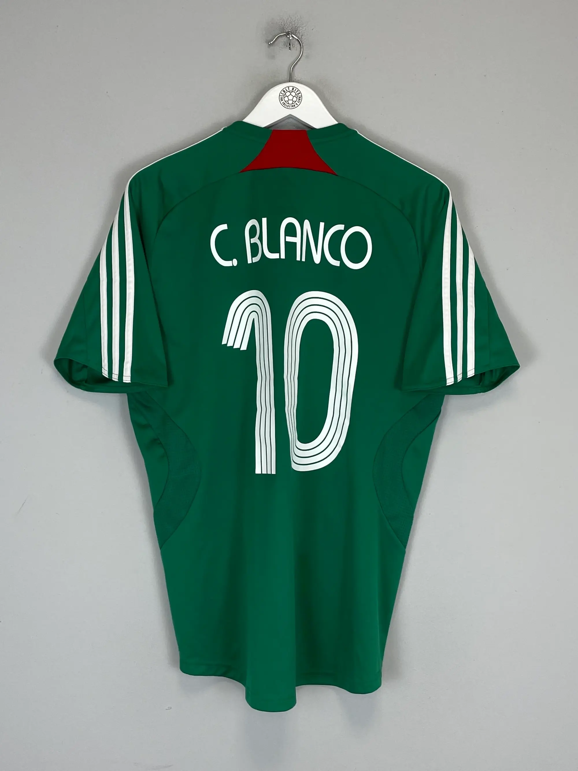 2016/17 MEXICO J.HERNANDEZ #14 *BNWT* L/S HOME SHIRT (M) ADIDAS | Cult Kits